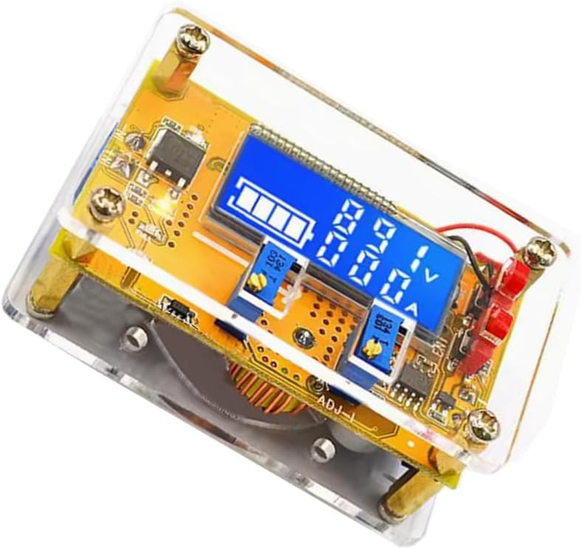 DC Buck Module Adjustable Buck Converter Step down Voltage Regulator 6V-32V 30V 24V 12V to 1.5-32V 5V 5A LCD Power Supply Volt Reducer Transformer Module Board with USB Port Protective Case