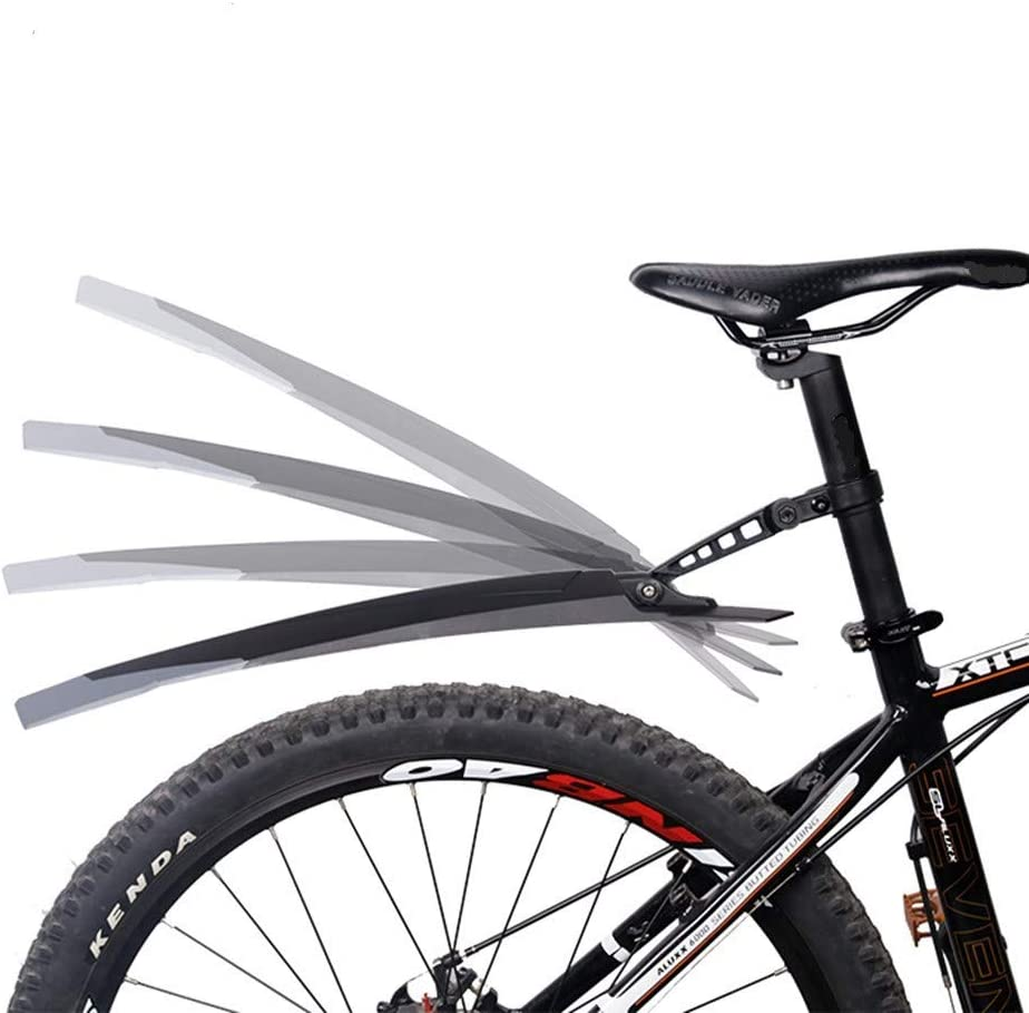 YUNNUO Bike Mudguard,3 Parts-Universal Full Fenders Set, Mountain Bike Front and Rear Mud Guard image number 2