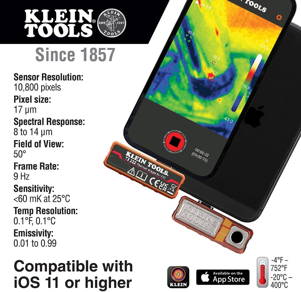 Klein Tools Thermal Imager for IOS Devices* image number 3