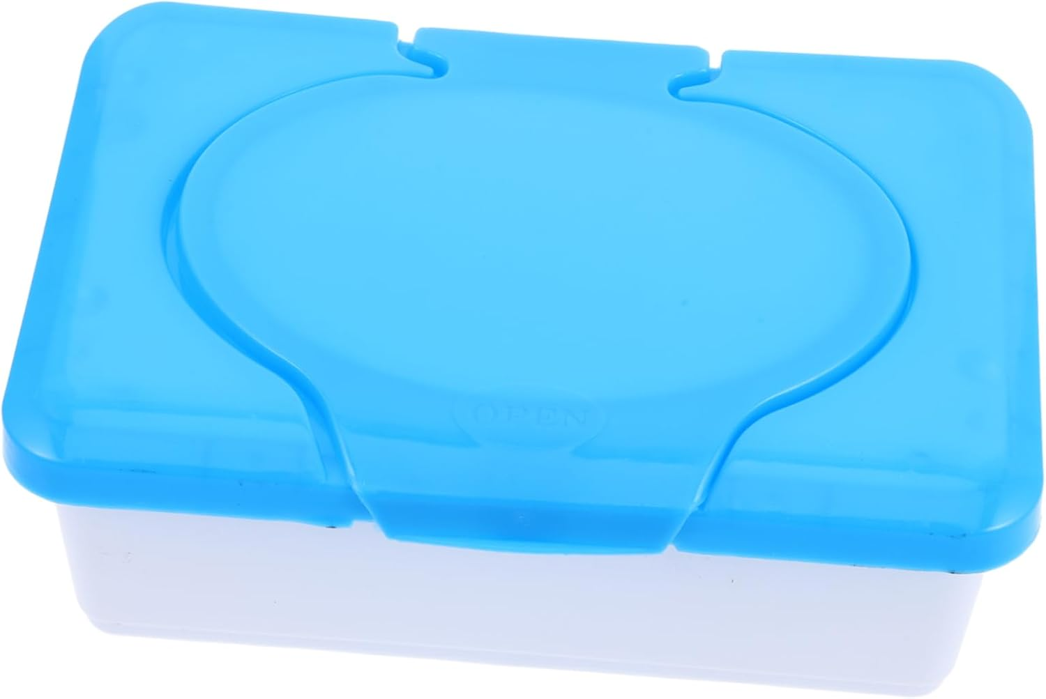 Wipes Storage Box Portable Wipe Holder for Bathroom Compact Design with Lid High Capacity for Travel Keeps Moist