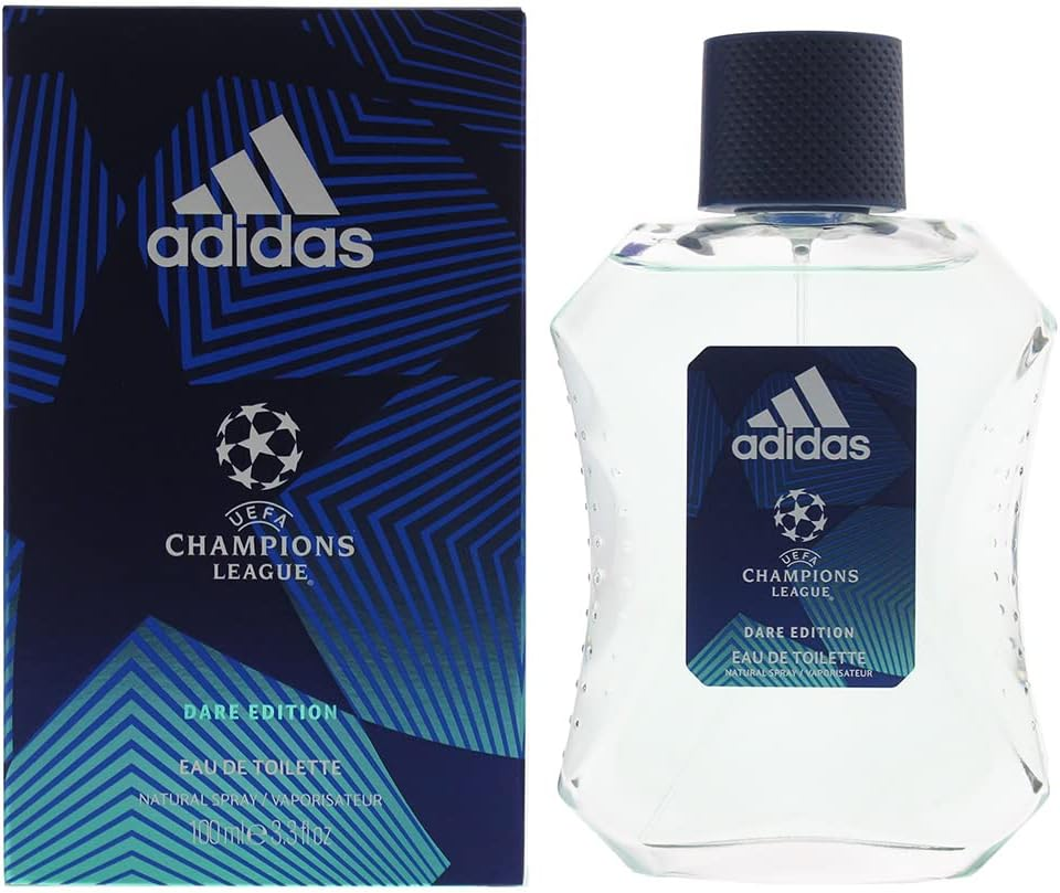 Adidas UEFA Champions League Dare Edition Eau De Toilette Spray for Men 100 Ml