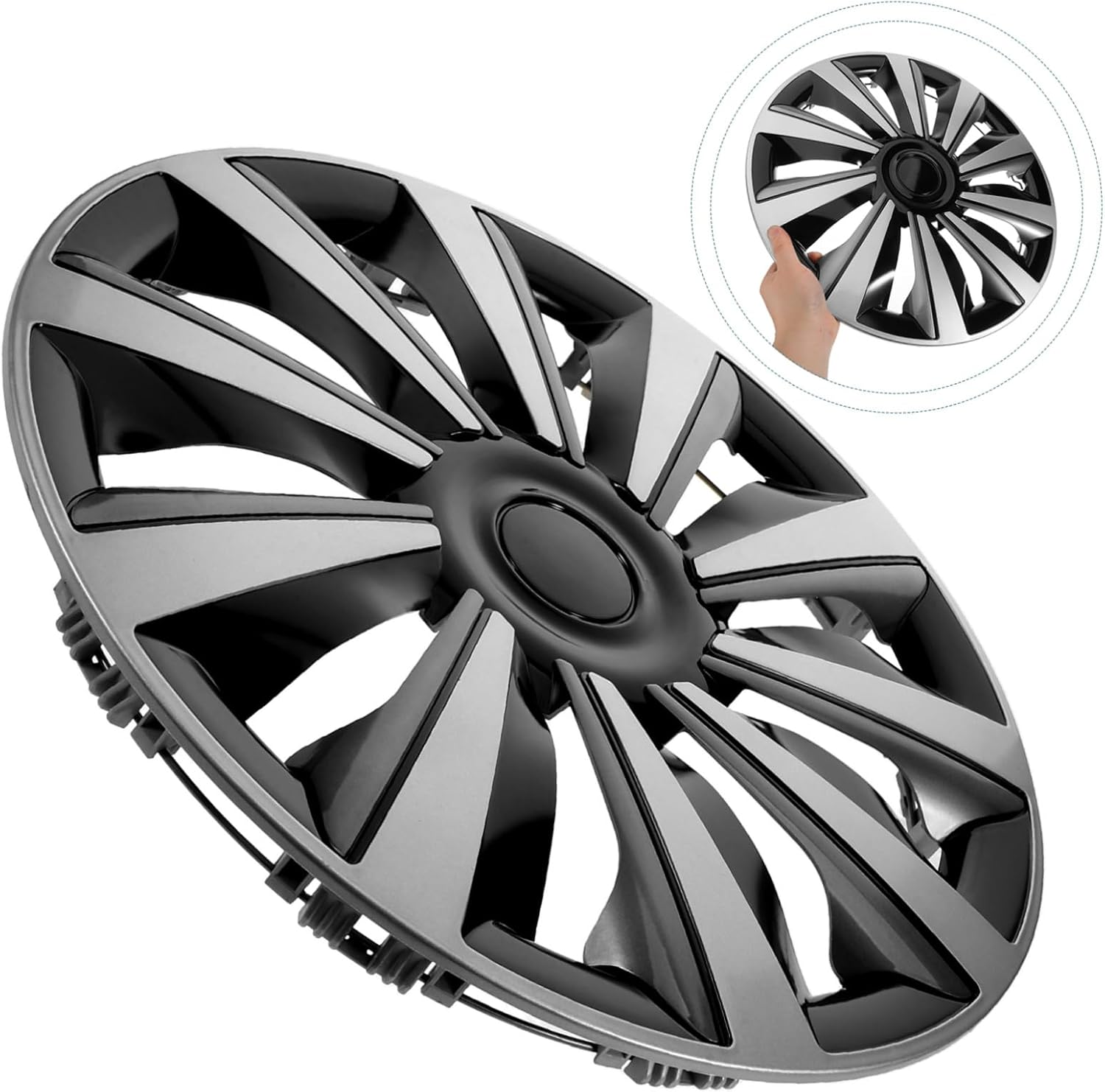 VINTORKY Car Wheel Hub Covers Rim Protector Hubcap Wheel Cover Car Rim Protection Decorations