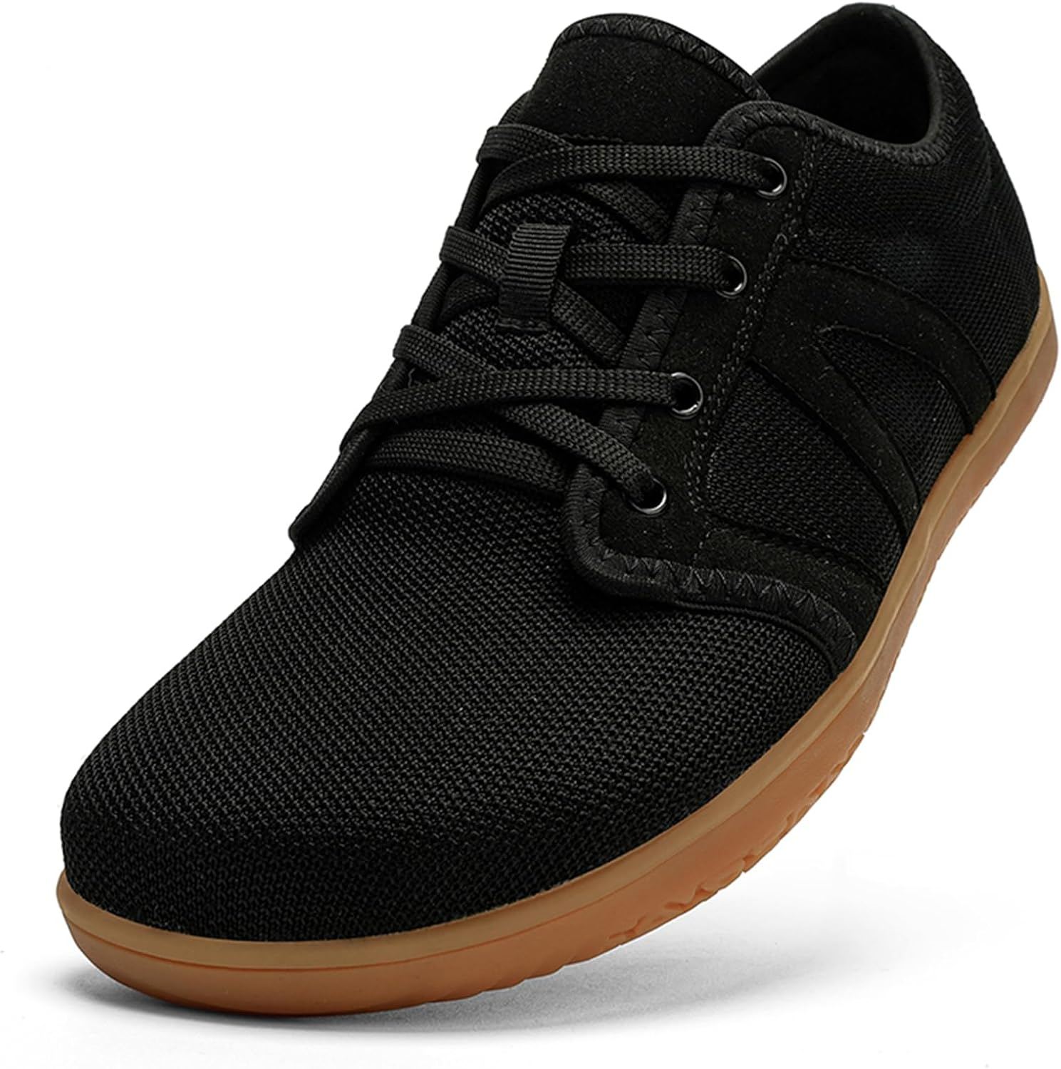 FLIOZY Men'S Fashion Wide Minimalist Barefoot Casual Walking Lace up Shoes Trail Runner Sneakers