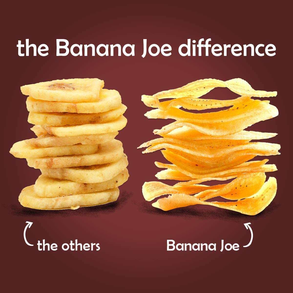 Banana Joe Banana Chips Hickory BBQ, 6 X 46.8 G image number 6