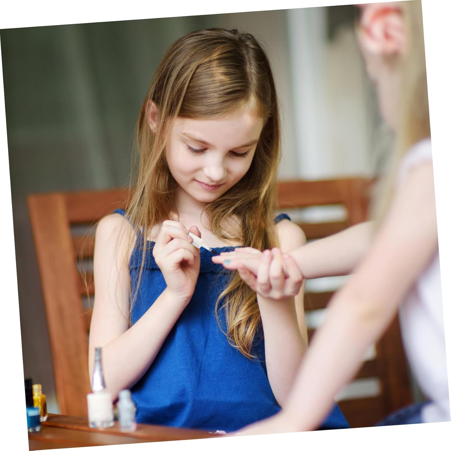 CLISPEED 50Pcs Disposable Nail Polish Brush Applicators Handle Flat Head Gel Nail Polish Replacement Brushes for Art for Home and Salon Use