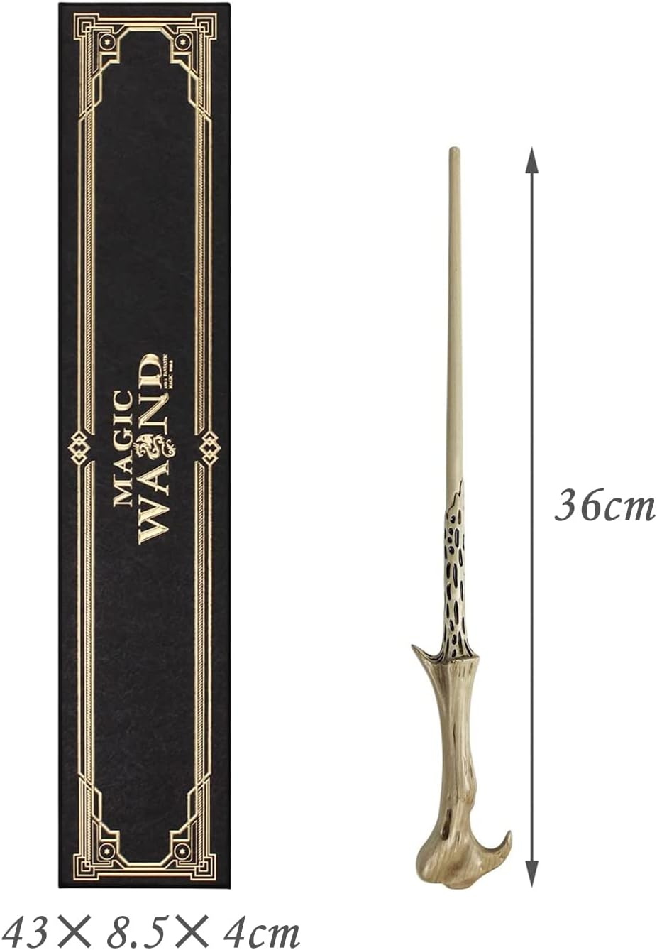 Magic Wand Wizard Wands for Kids and Adult, Witch Toy Witchcraft Collection, Costume Accessories Party Favors with Gift Box