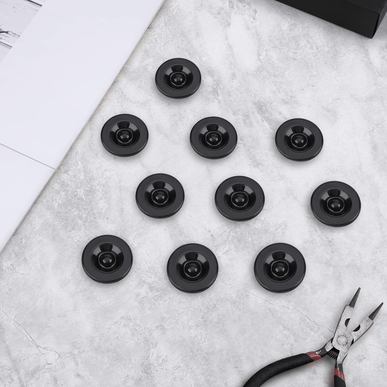 AIEX Dust Caps for Trailer, 10Pcs Rubber Grease Plugs for Dexter EZ Lube Trailer Axle for Axles Dexter 85-1, 085-001-00, Tiedown Engineering 88174, AL-KO 085-016-0, Trailer Axle Grease Cap