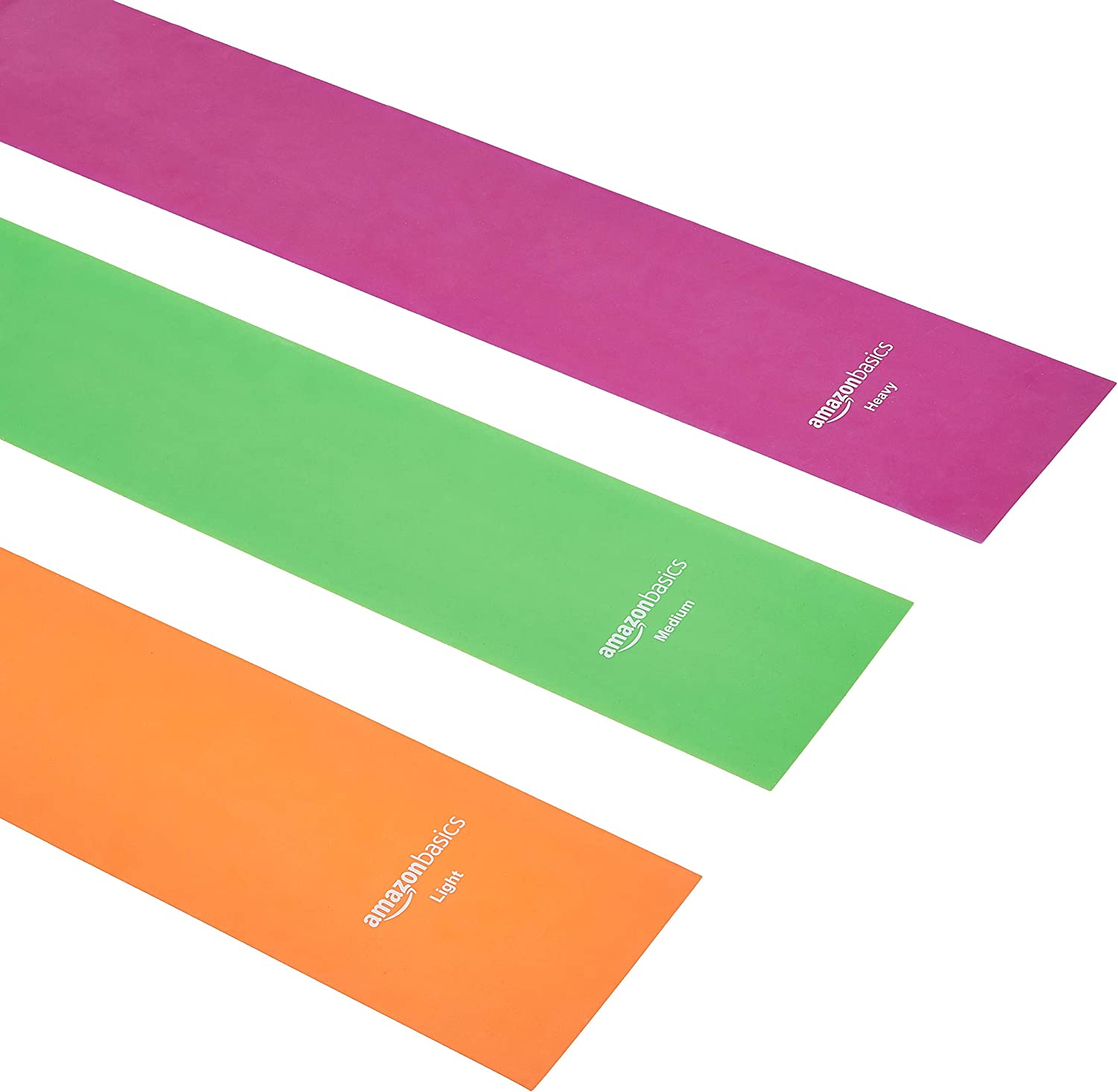 Amazon Basics TPE Resistance Band - 150Cm, 3-Piece Set image number 3