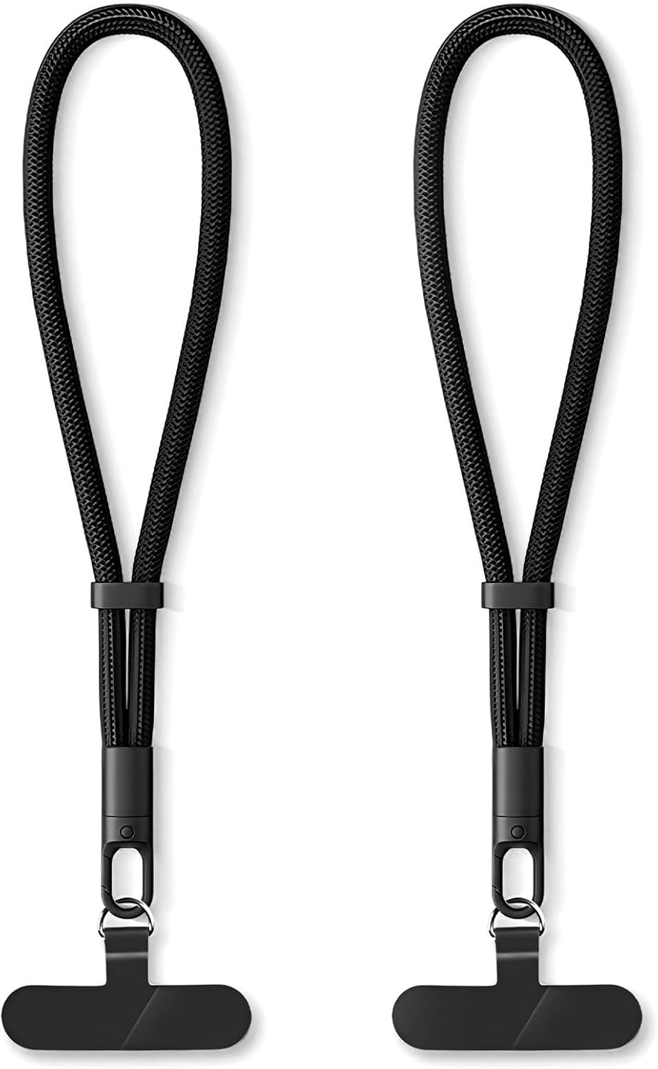 2-Pack Black Phone Wrist Strap, anti Theft Phone Lanyard for Mobile Devices, Secure Wristband for Hiking, Travel, Work and Everyday Use with Adjustable Strap image number 1