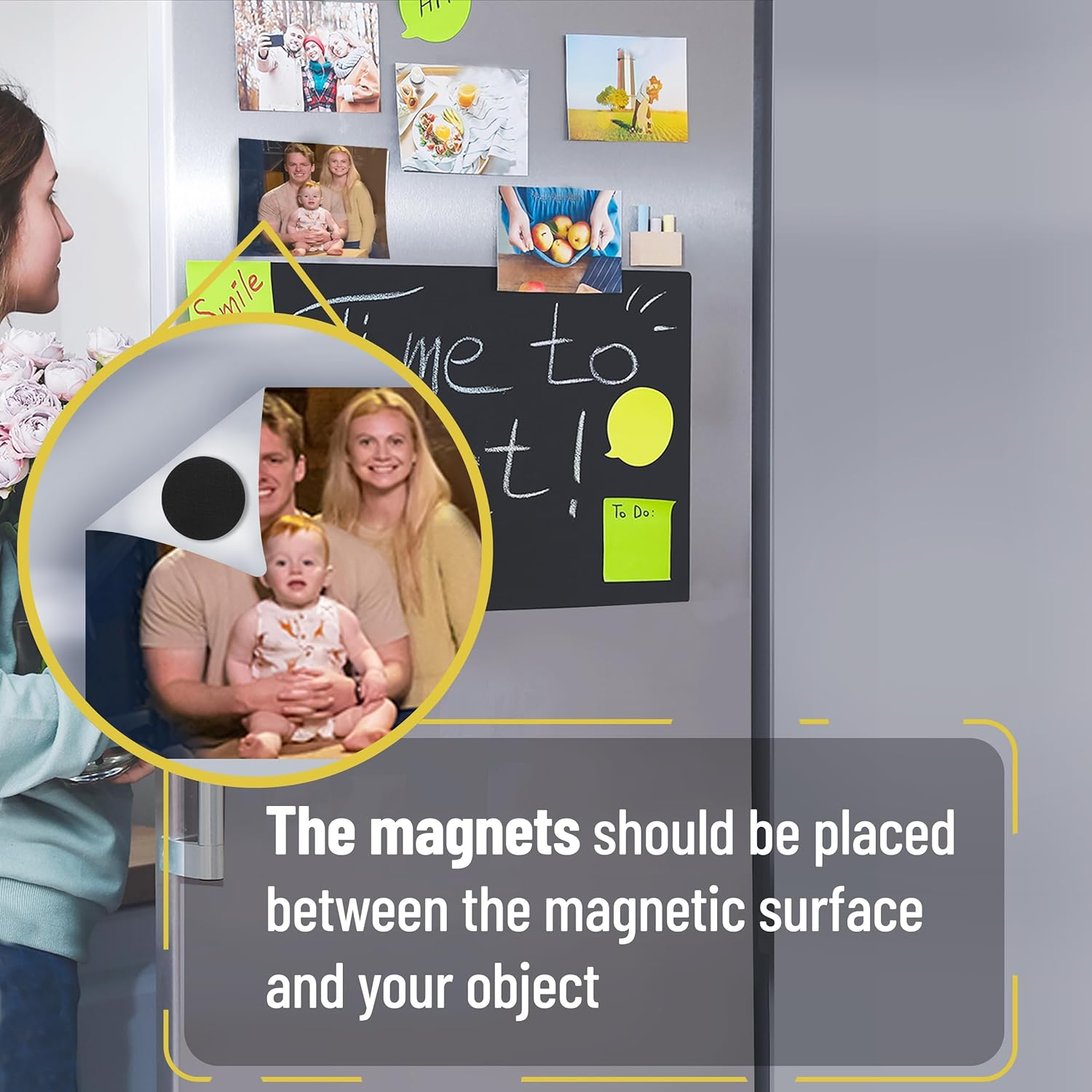 Self Adhesive Magnet Dots, 120 Pcs, Magnets for Crafts, Magnets with Adhesive Backing, Magnetic Tape, Circle Magnets, Magnet Stickers, Adhesive Magnets, Craft Magnets, Magnet Tape