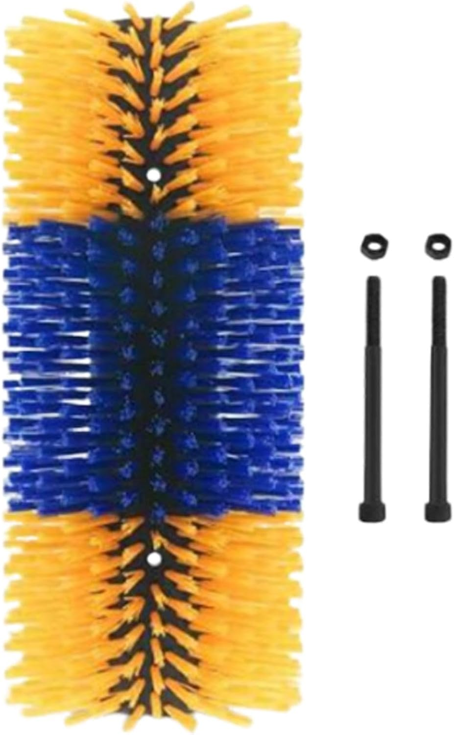 JISADER Livestock Scratching Brush, Back Scratching Massage Brush for Livestock, Cattle, Cow, Goat, Horse, Yellow Blue image number 3