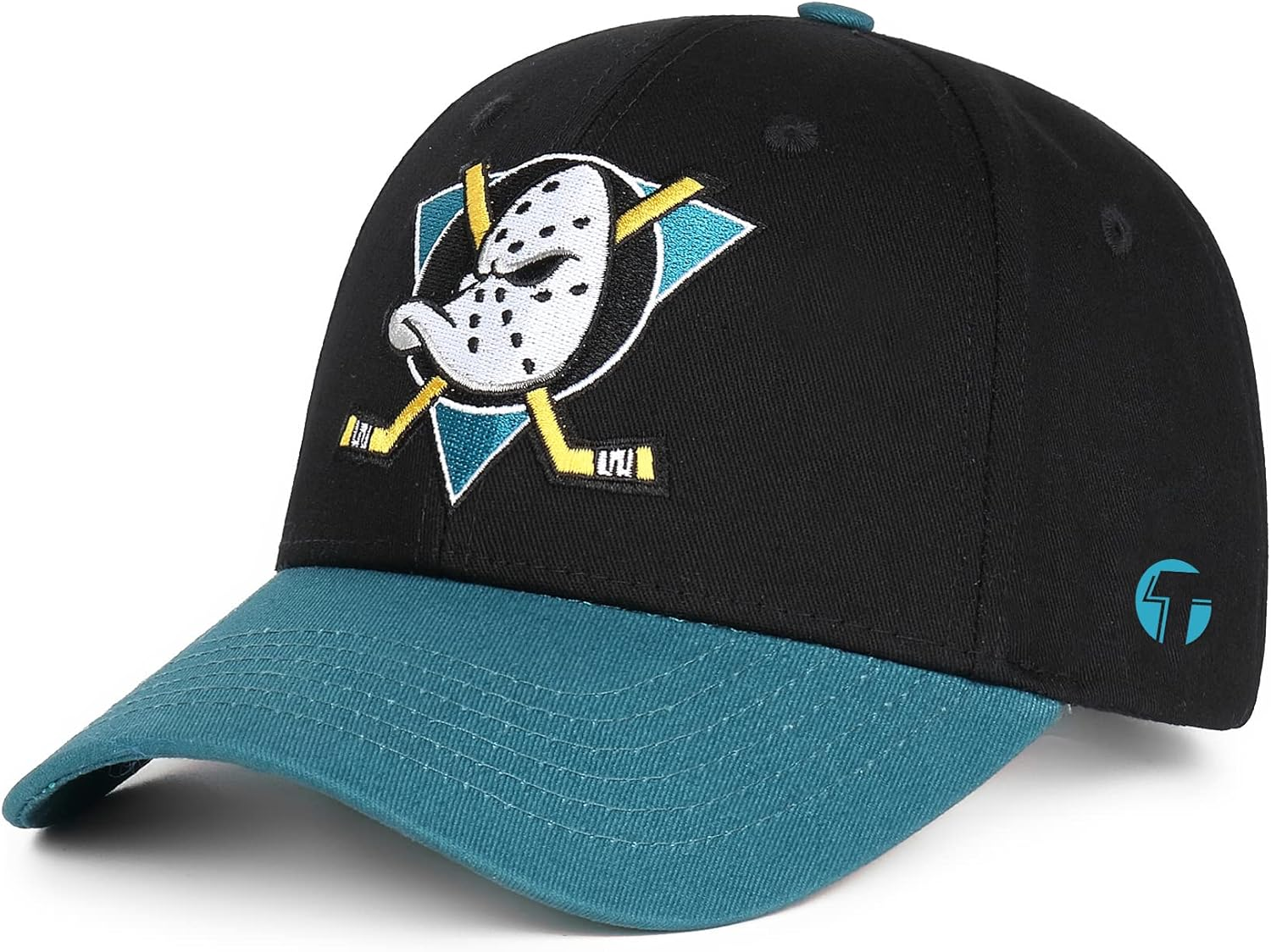 TRIVINKIN Mighty Ducks Hat Men'S Duck Hat Hockey Cap Adjustable Snapback Baseball Hat with Embroidered Logo Size (S-XL)&hellip; image number 4