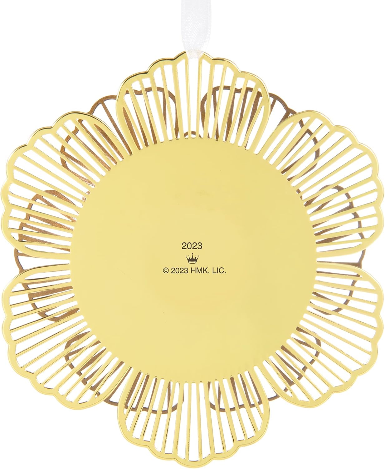 Hallmark Keepsake Christmas Ornament 2023, Thank You Mom, Metal Flower image number 3