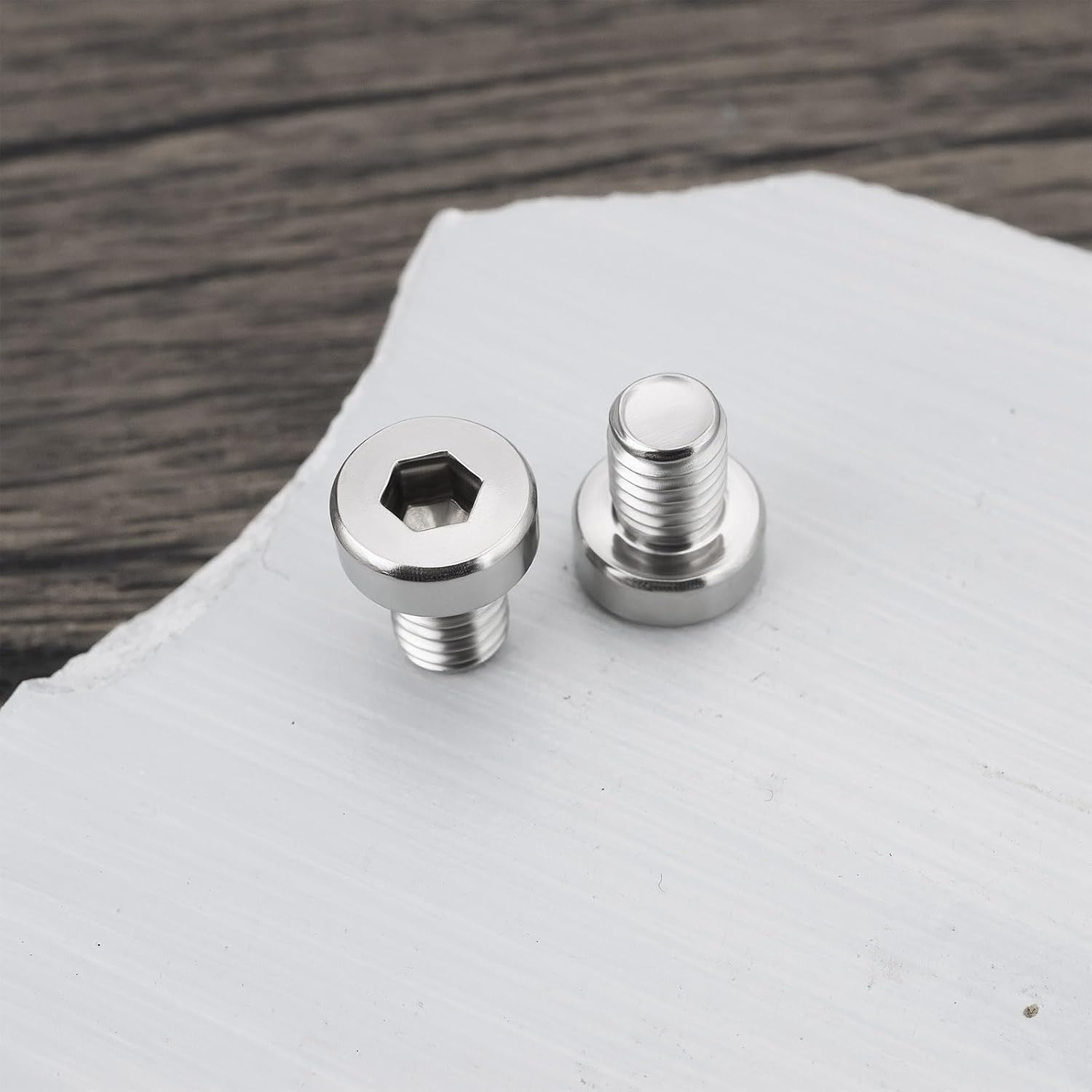 Briny River 16Pcs M6 X 8Mm Jaw Fixing Screws 304 Stainless Steel 4Mm Inner Hexagonal Head Screws Compatible with NCK Series Woodchuck Jaws image number 4