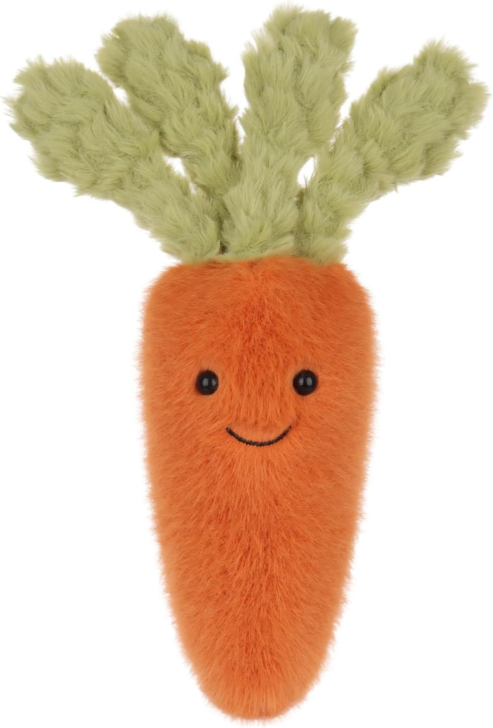 Apricot Lamb Toys Plush Green and Orange Naive Carrot Stuffed Vegetable Soft Cuddly Perfect for Kids 8.7 Inches image number 2