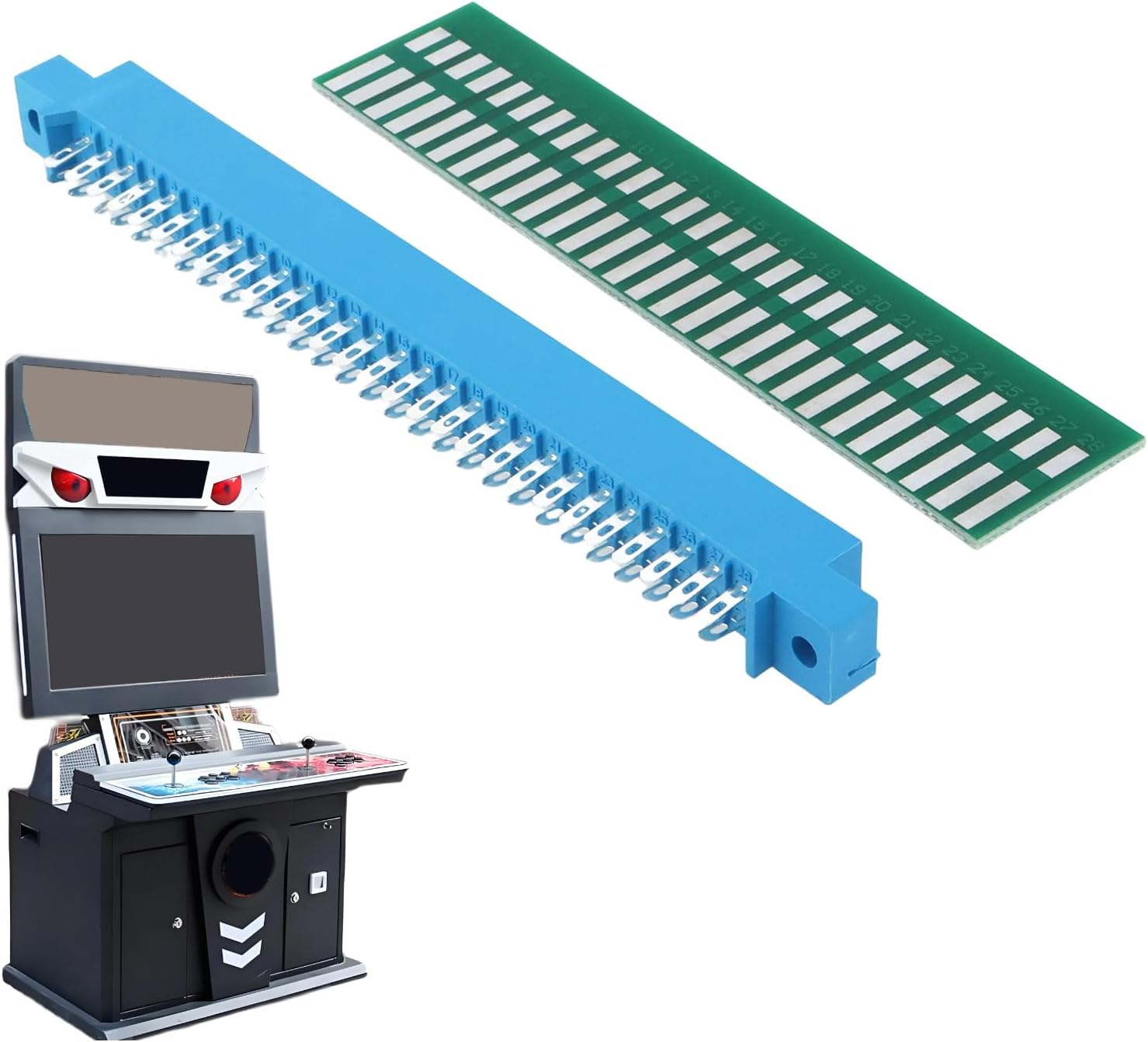 VGOL 28/56 Pins Dual Sided Arcade Fingerboard Set Compatible with Jamma Arcade Game Machine Gaming Device image number 5