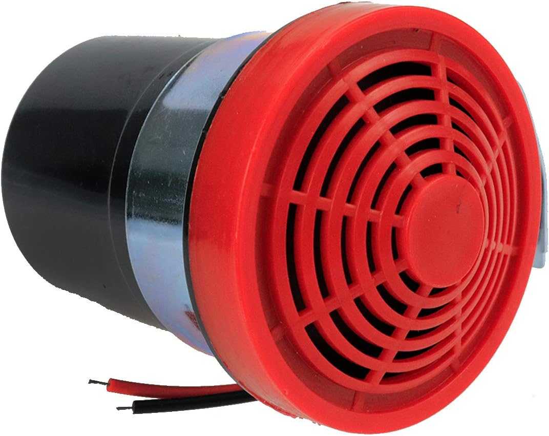Modengzhe 60Db Beeper Tone Alarm for Truck, DC 12V Backup Reverse Brake Warning Siren for Van Freight Car Lorry Heavy Vehicles image number 1