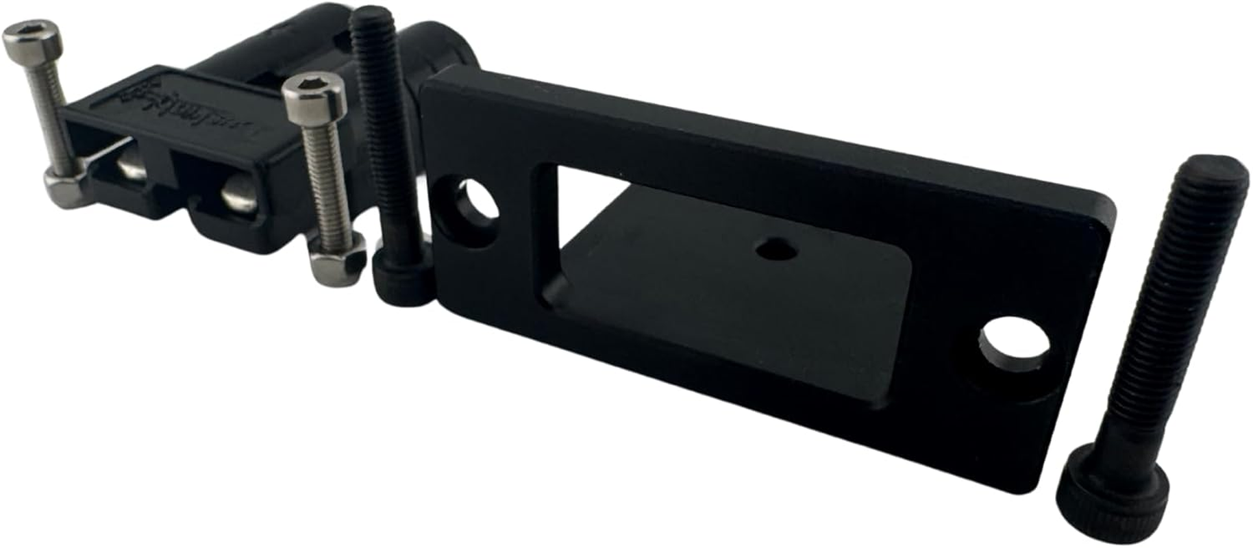 Black Flush Mount Billet CNC Aluminium 50Amp Anderson Plug Mount image number 5