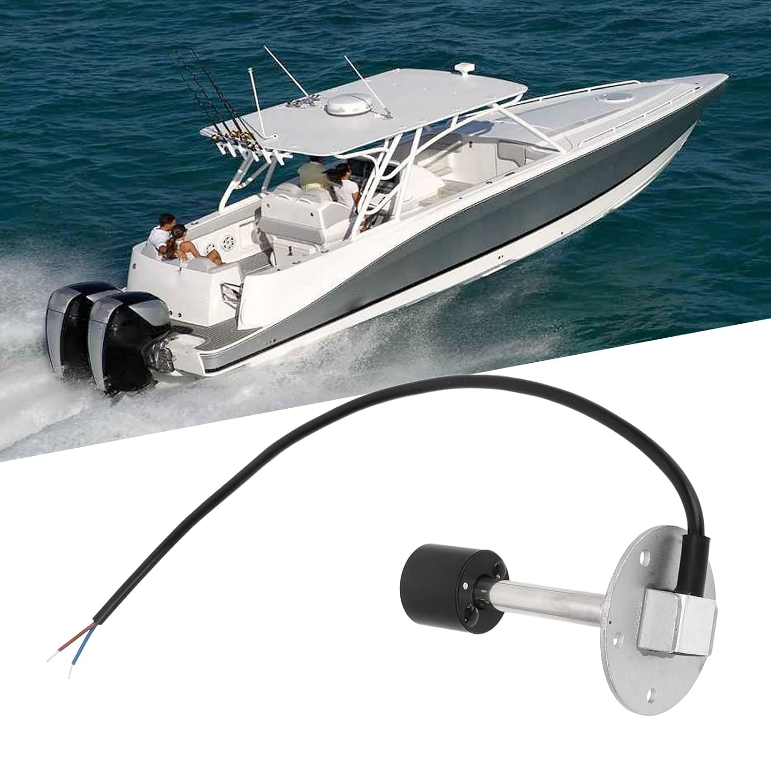 Fuel Level Sensor 240 to 33Ohms 5In IP67 Protection Rust Proof Boat Water Level Sending Unit for Truck RV image number 5