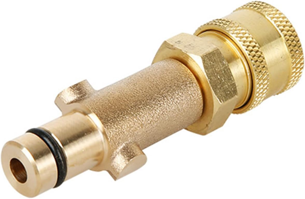 T&F Adapter and Pressure Washer Copper Foam Cannon Bottle Connector Brass Female Adaptor of Snow Foam Lance Gun Pot for Nilfisk Gerni Series image number 4