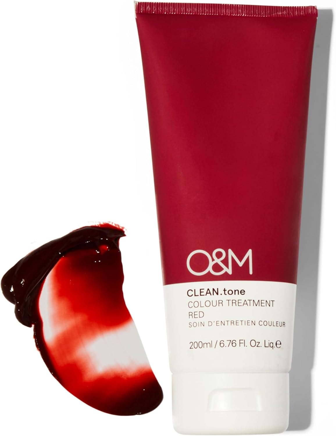O&M Clean.Tone Red Colour Treatment for Brown to Dark Blonde Hair- 200Ml- Clean from Sulfates, Parabens, Silicones, MIT, Phthalates,Triclosan, Propylene Glycol & Gluten, PETA Certified, Vegan and Cruelty Free image number 2
