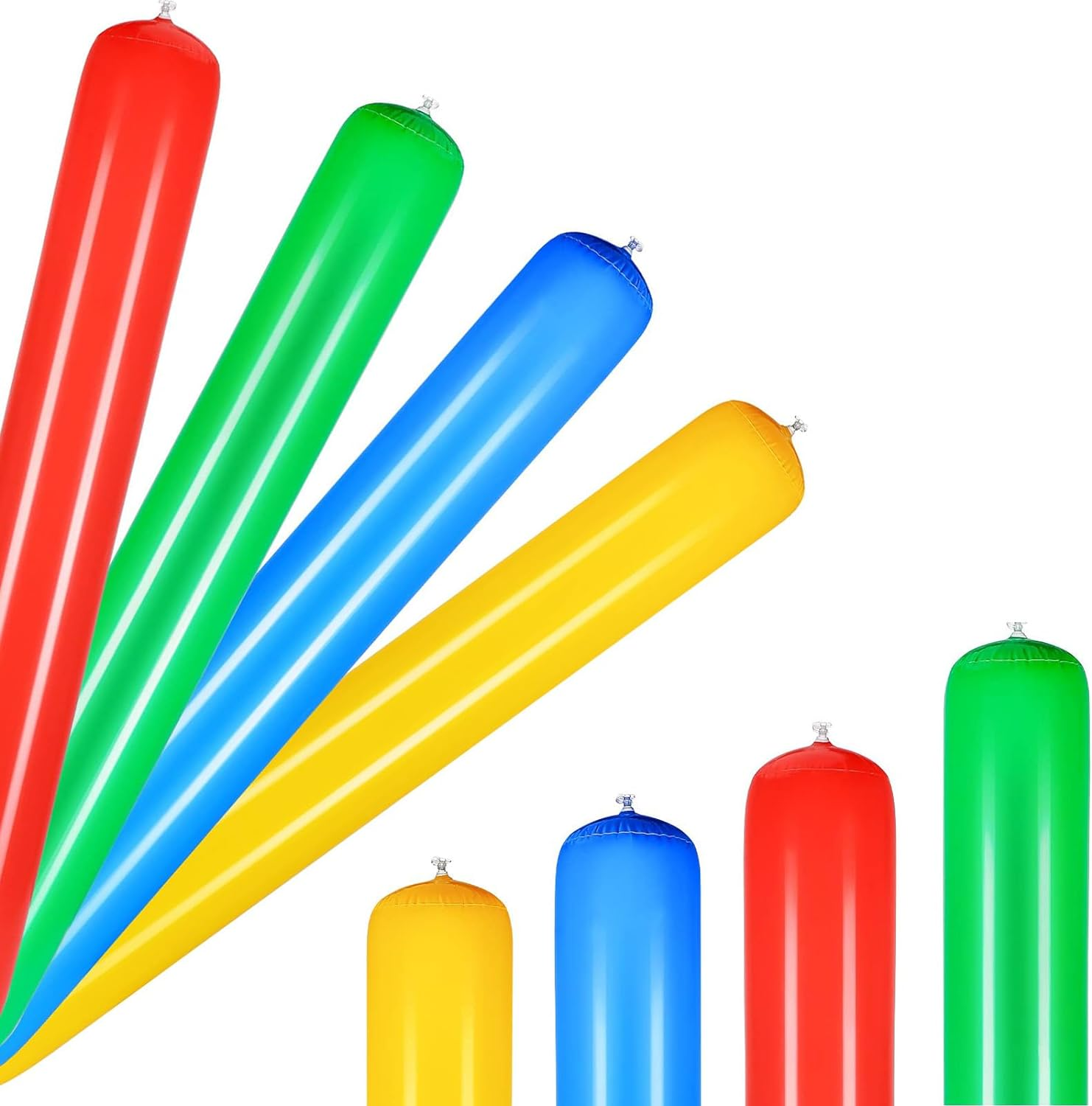 Pool Inflatable Sticks 41.3 Inch Pool Noodles PVC Swimming Noodles Colorful Inflatable Pool Noodle Adults Float Water Noodles Outdoor Water Games Toy for Beaches Swimming Pool Party D&eacute;cor