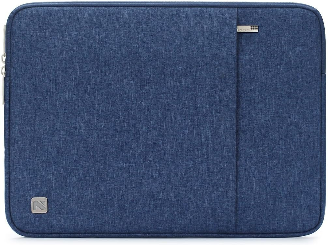 NIDOO 15.6 Inch Laptop Sleeve Case Water-Resistant Protective Cover Portable Computer Carrying Bag Pouch for 15.6" Lenovo Thinkpad T580 / 15.6" Lenovo Thinkpad X1 Extreme / 15.6" Acer Swift 3, Grey