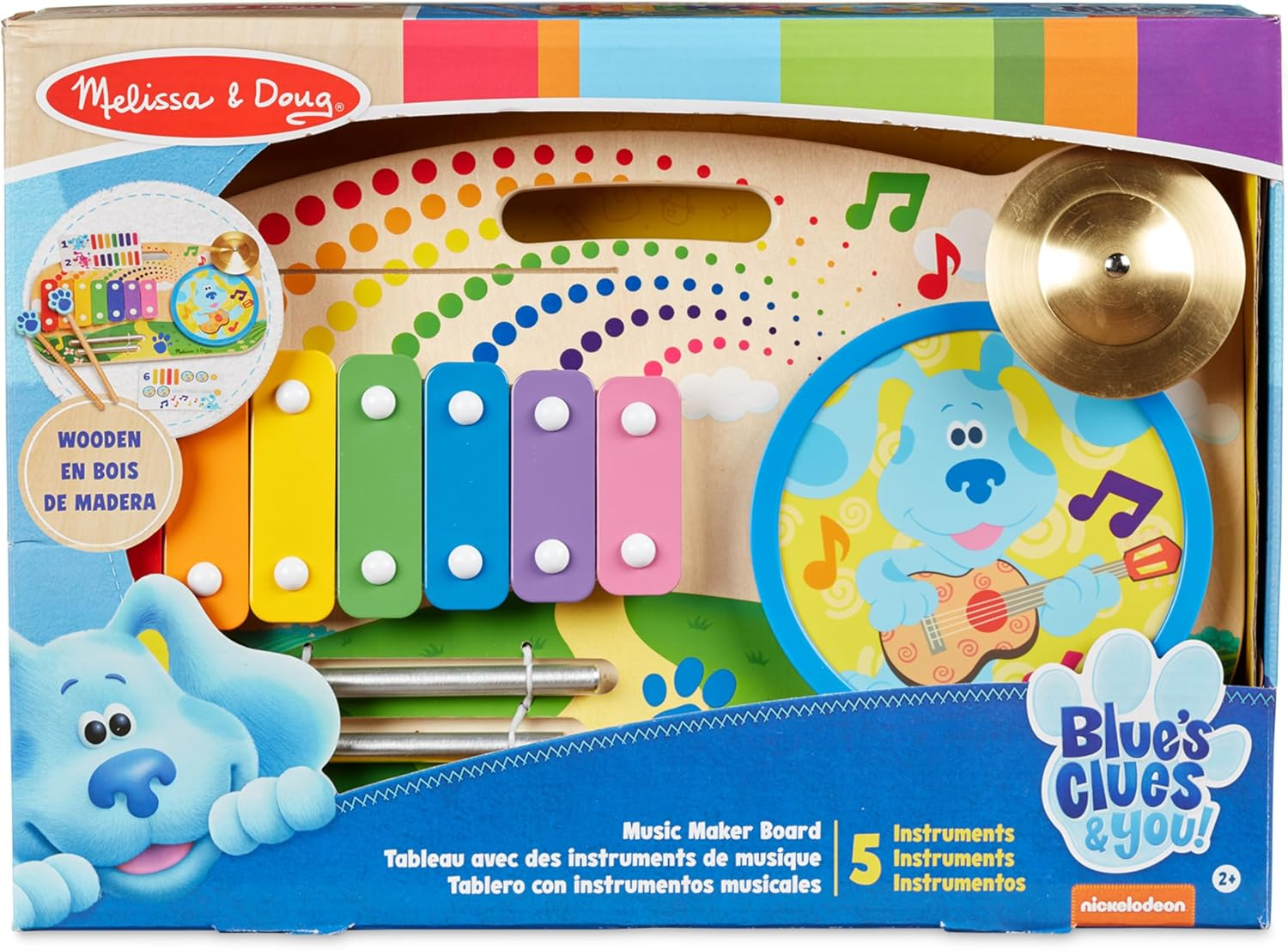 M&D Blue'S Clues & You - Wooden Music Maker Board image number 5