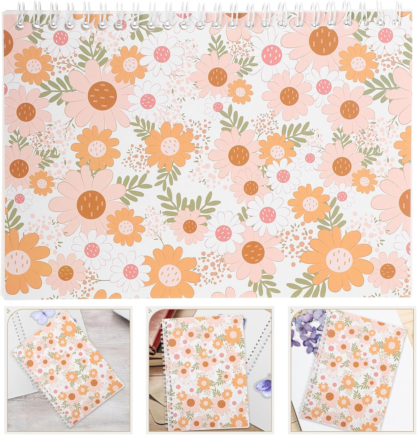 COHEALI Blank Sticker Book Collecting Album Reusable Stickers Storage Organizer Book Release Paper Sticker Keeper Organizer with 32 Sheets - Style 3 image number 5