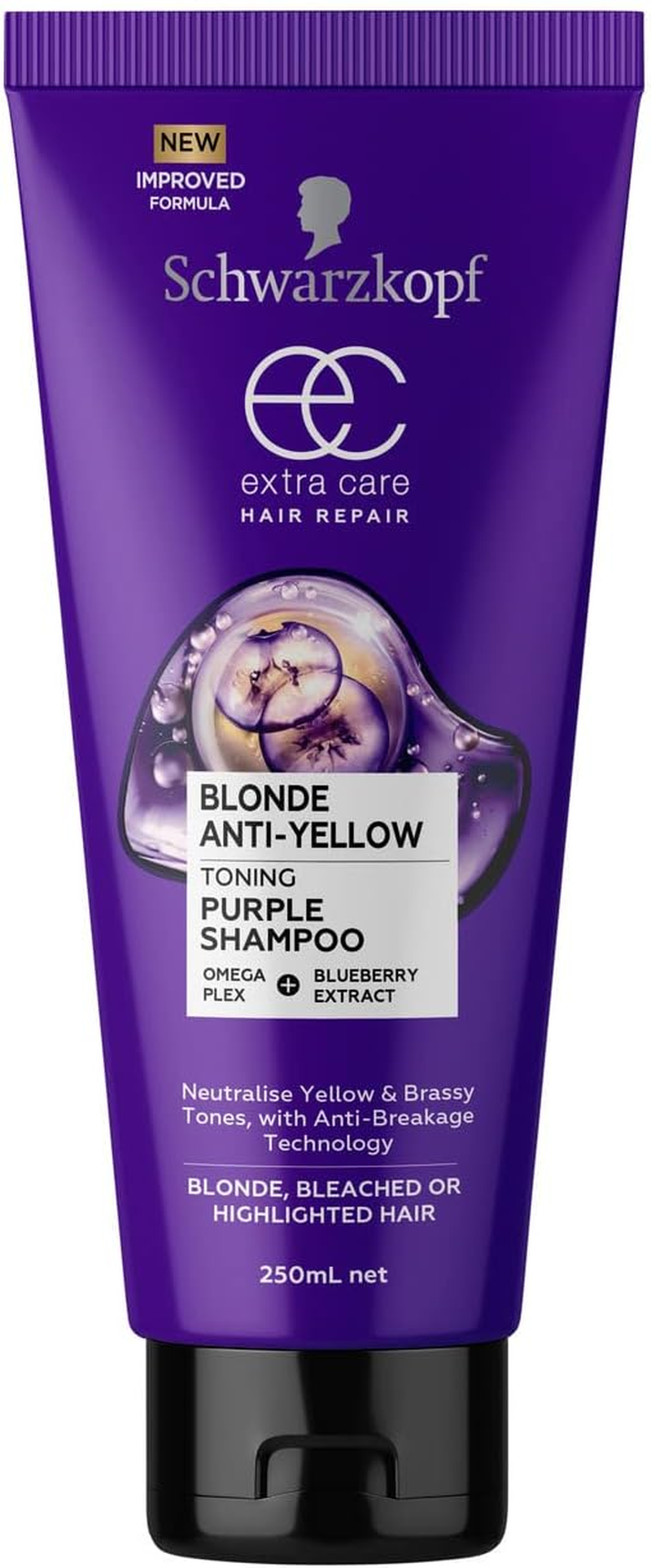 Schwarzkopf Extra Care Blonde Purple Shampoo 250 Ml