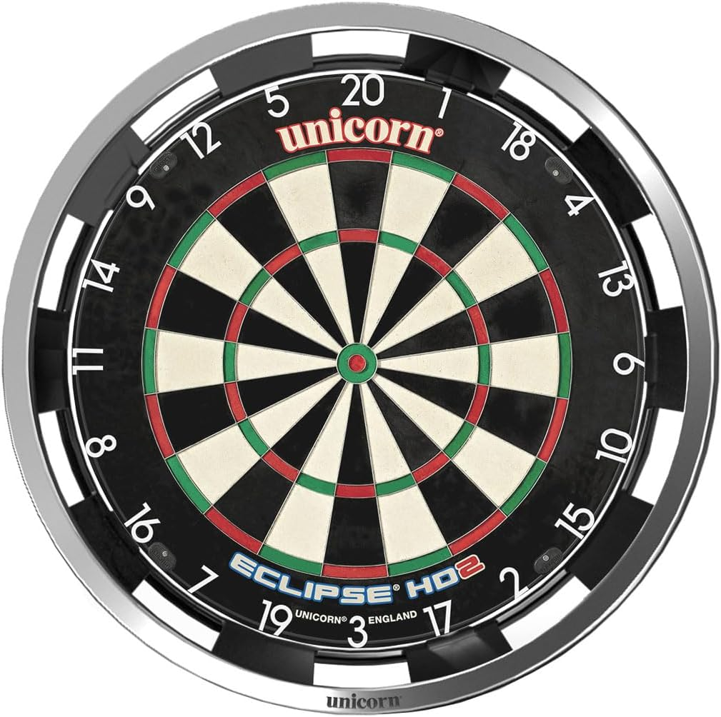 Unicorn Illuminated Dartboard Backboard Surround | Solar | 360 Degrees Non-Glare Lighting | Fits Any Standard Dartboard image number 3