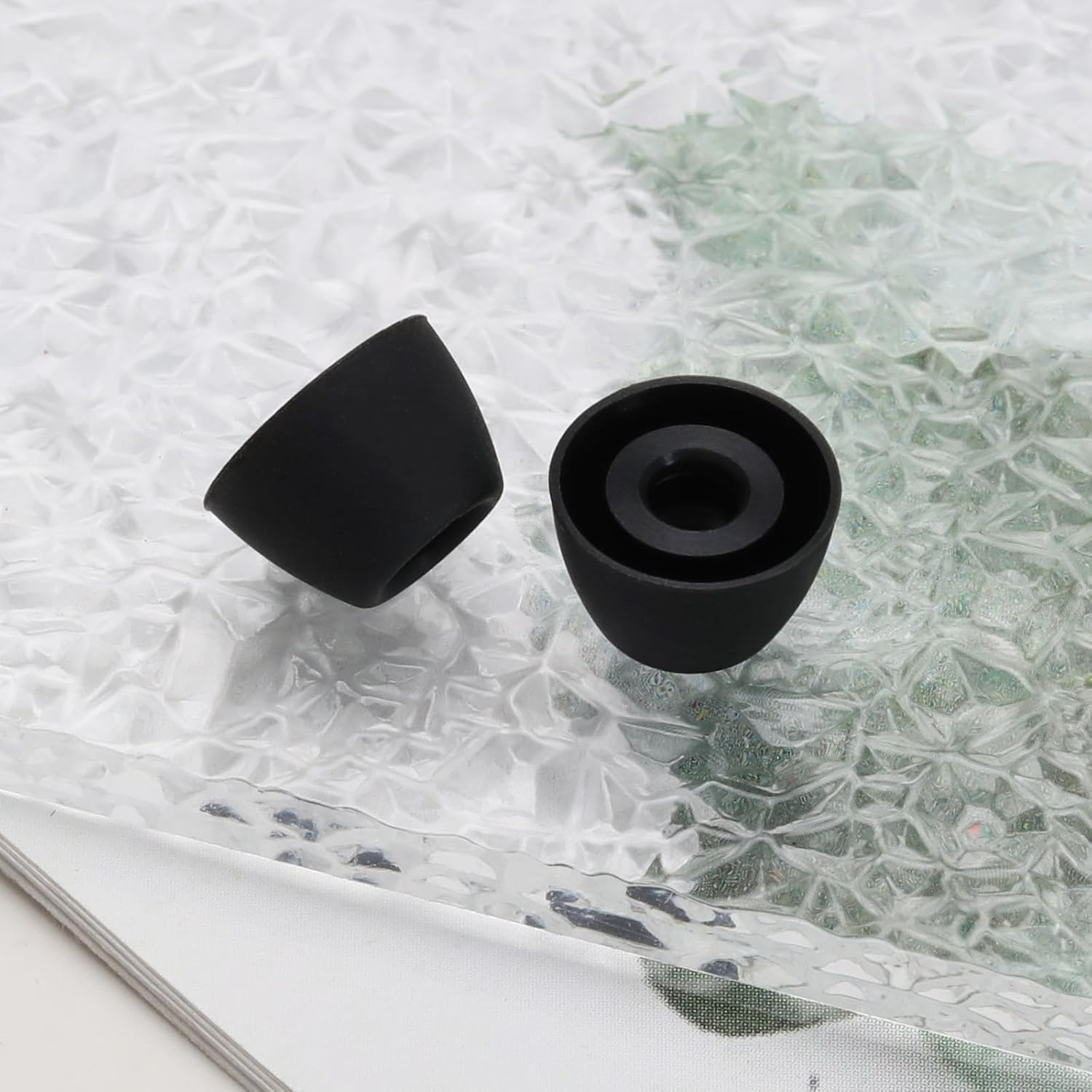 6 Pairs Silicone Earbuds Compatible with Samsung Galaxy Buds 2 Pro Replacement Earbuds Tips Small/Medium/Large 3 Size, Black - Purple image number 5