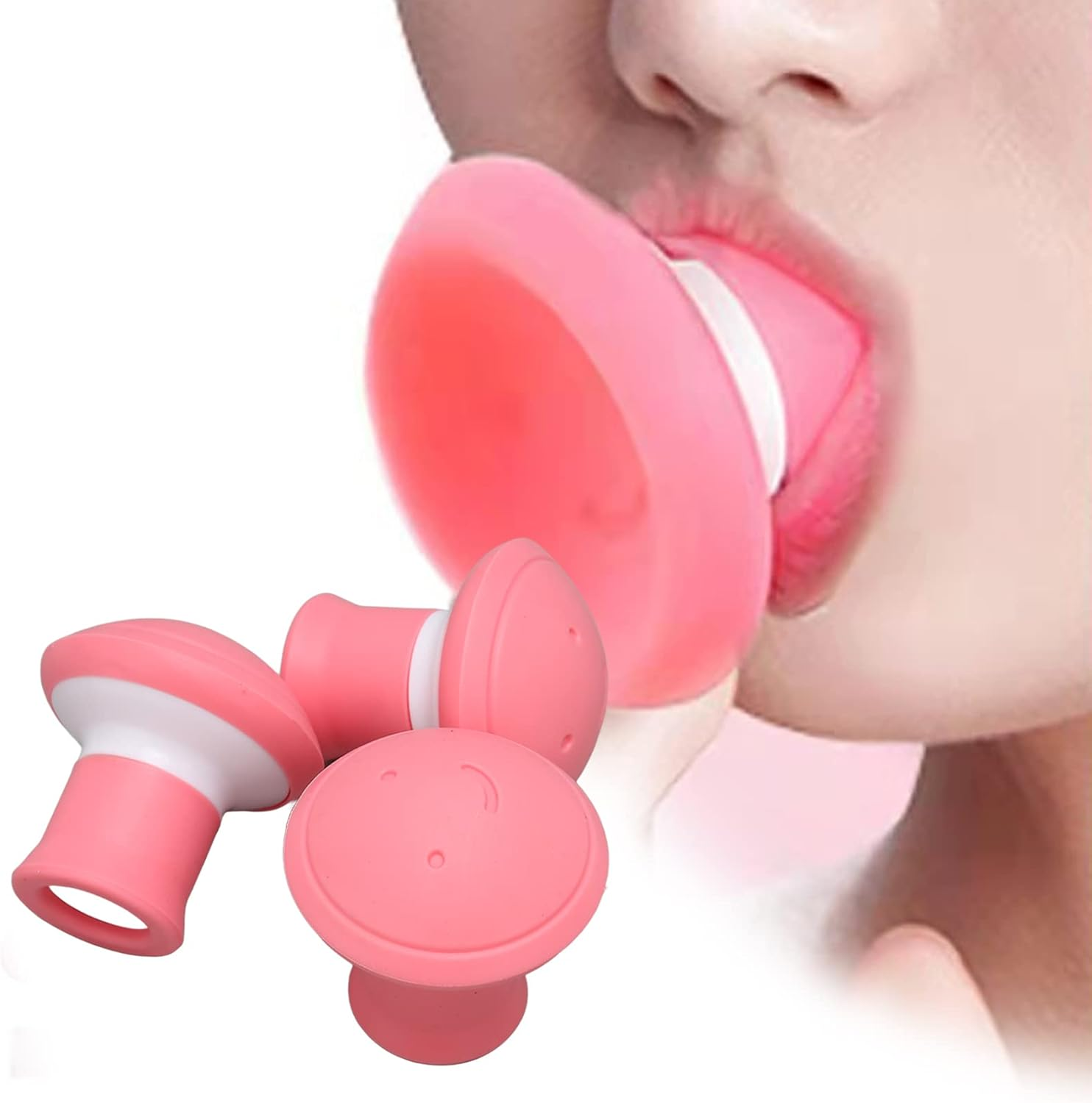 Jaw Face Neck Toning Exerciser for Women, 3Pcs Face Exerciser for Face Lift, Skin Firming, Facial Yoga, V Shape, Face Slimmer, Double Chin, Portable anti Wrinkle Mouth Exercise Tool image number 5