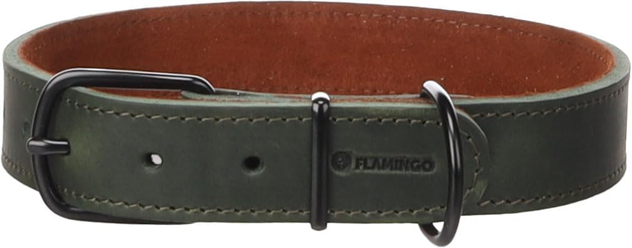 Dog Collar Montana Green XL 47,5-58Cm 28Mm