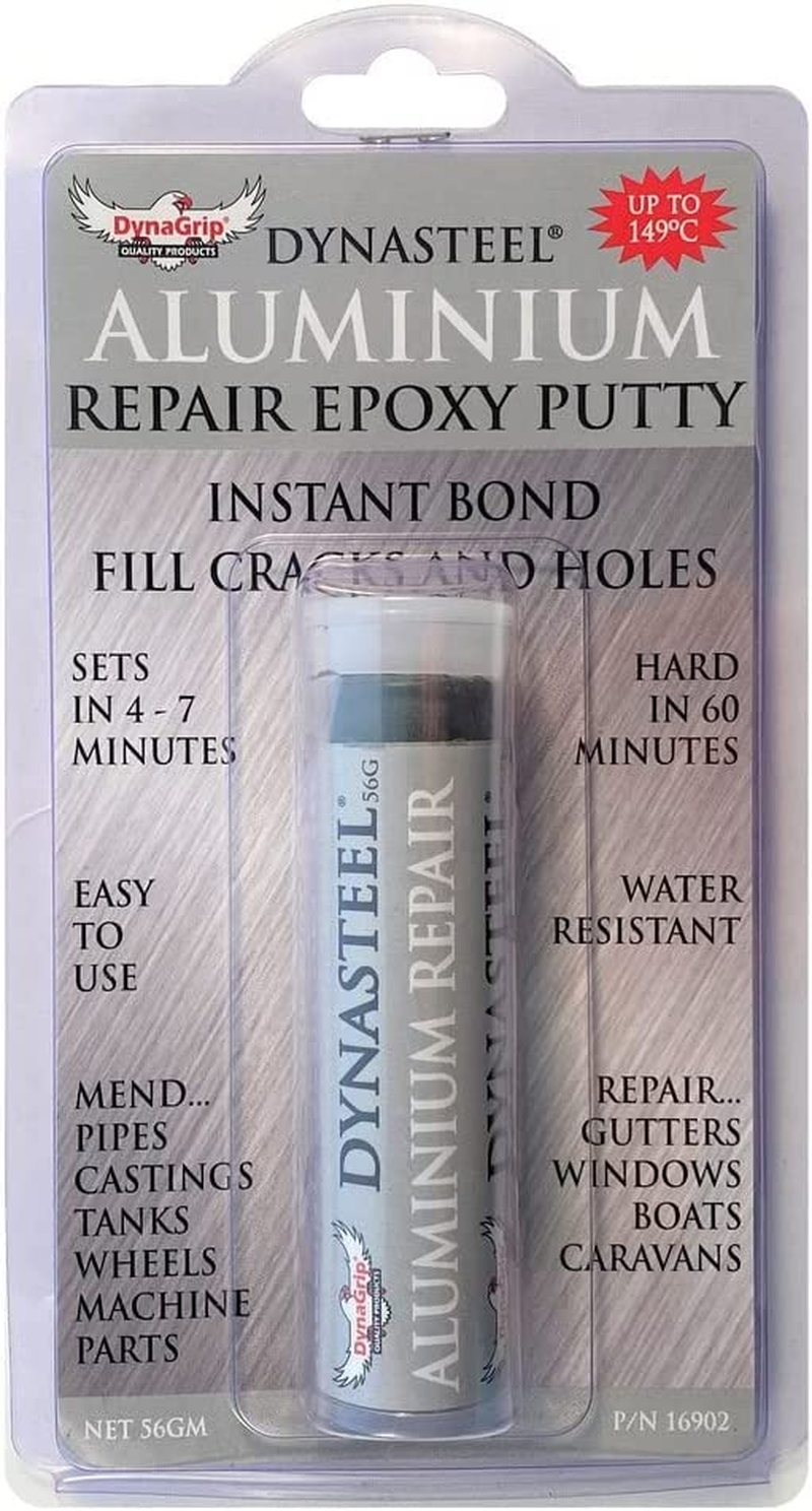 Dynagrip Dynasteel Aluminium Repair Epoxy Putty, 56 G