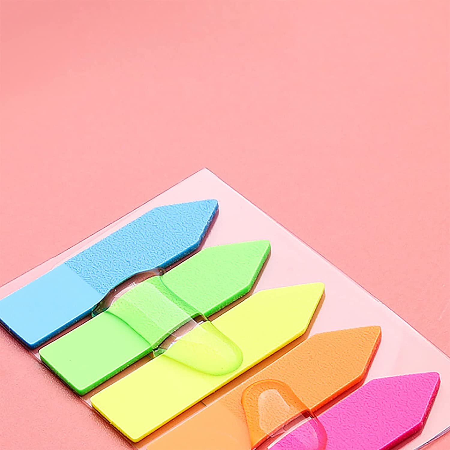 VANRA 960 Pieces Sticky Index Tabs Page Markers Flags Sticker Colored Page Notes Writable Labels for Bookmarks, 6 Sets (Arrow Flags, 8 Colors)