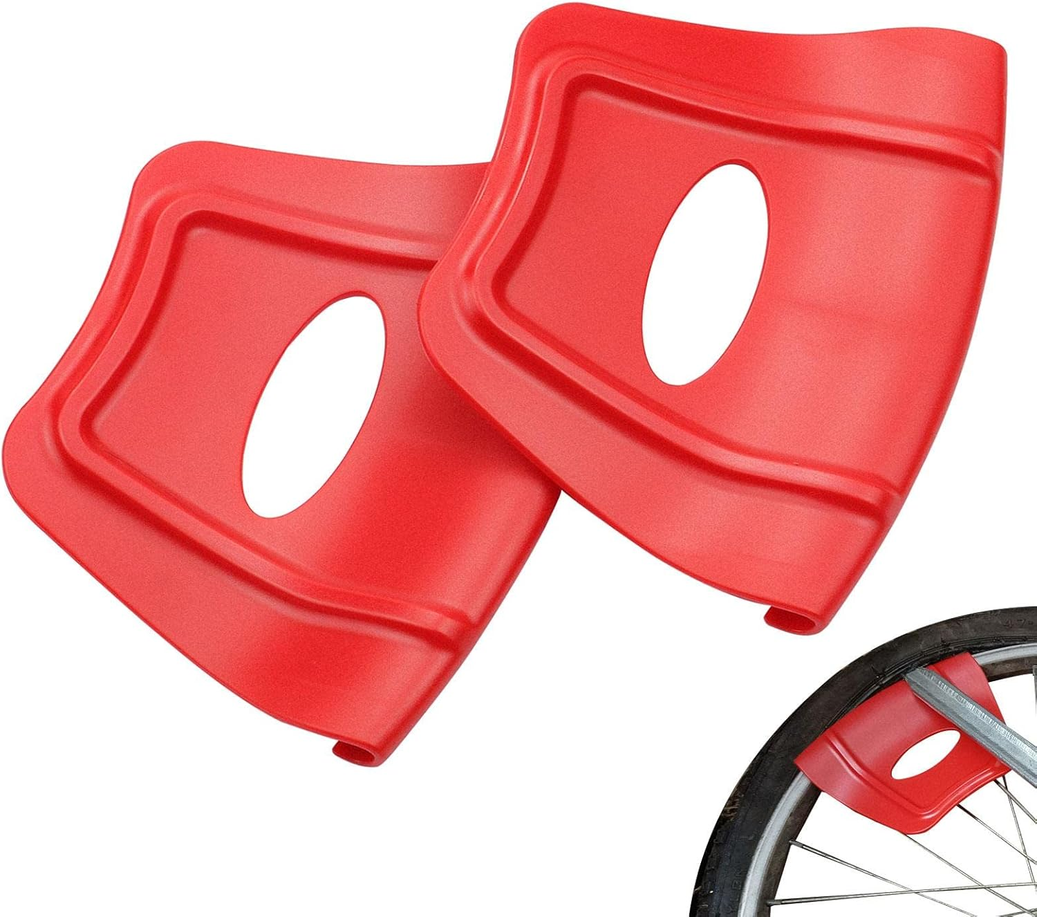 Rim Protectors Shields Guards - Rim Edge Savers for Motorcycle | Rim Protector Tool Universal Rim Shields for Motorcycle Bike ATV Quad Tyre M/B image number 4