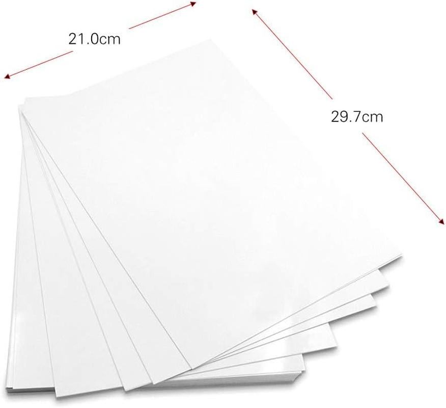 Professional A4 Size 20 Sheets Glossy Photo Paper 8.3 * 11.7 Inch 200Gsm Waterproof Resistant High Gloss Finish Surface Quick Dry for Canon Epson HP Color Inkjet Printer image number 6