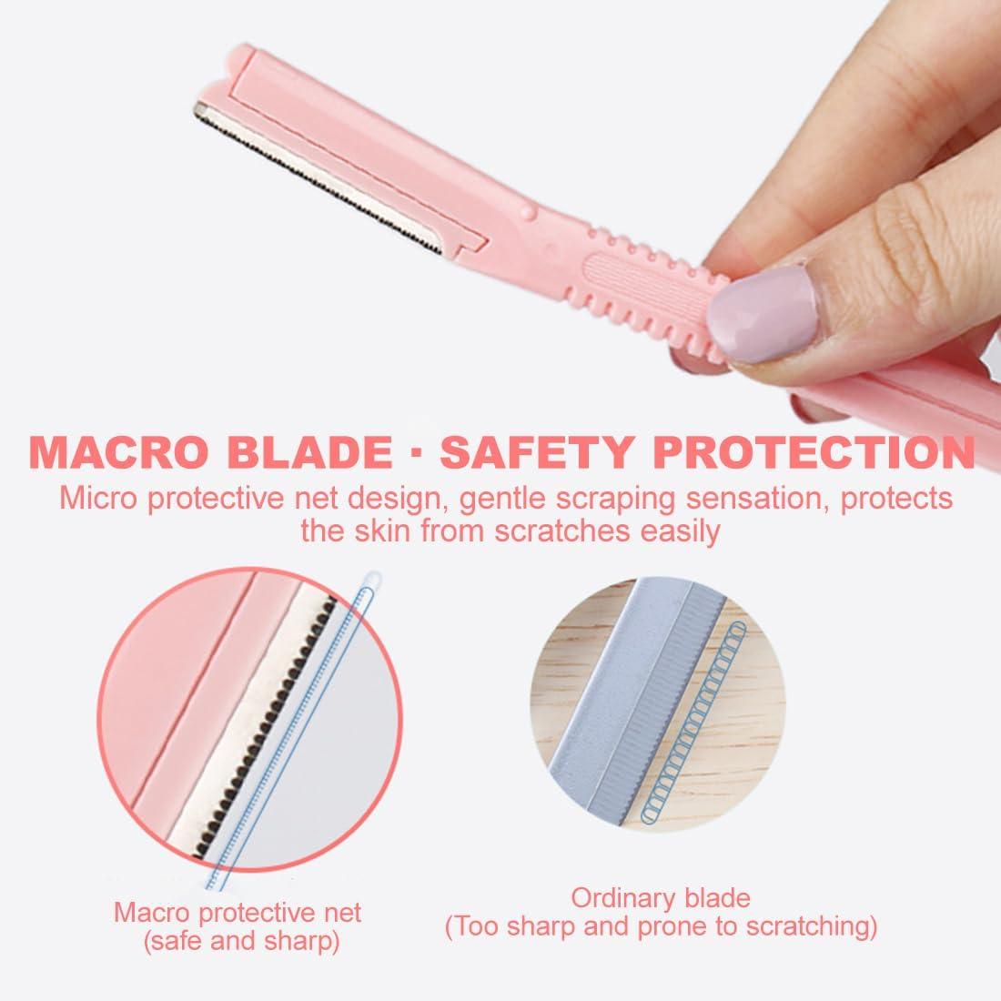 Pack of 3 Eyelash Comb with Protective Lid Eyelash Comb Eyebrow Eyelash Eyebrow Brush Double Sided Make up Eyelash Brush Eyebrow Brush with Comb for Women Cosmetic Tools image number 4