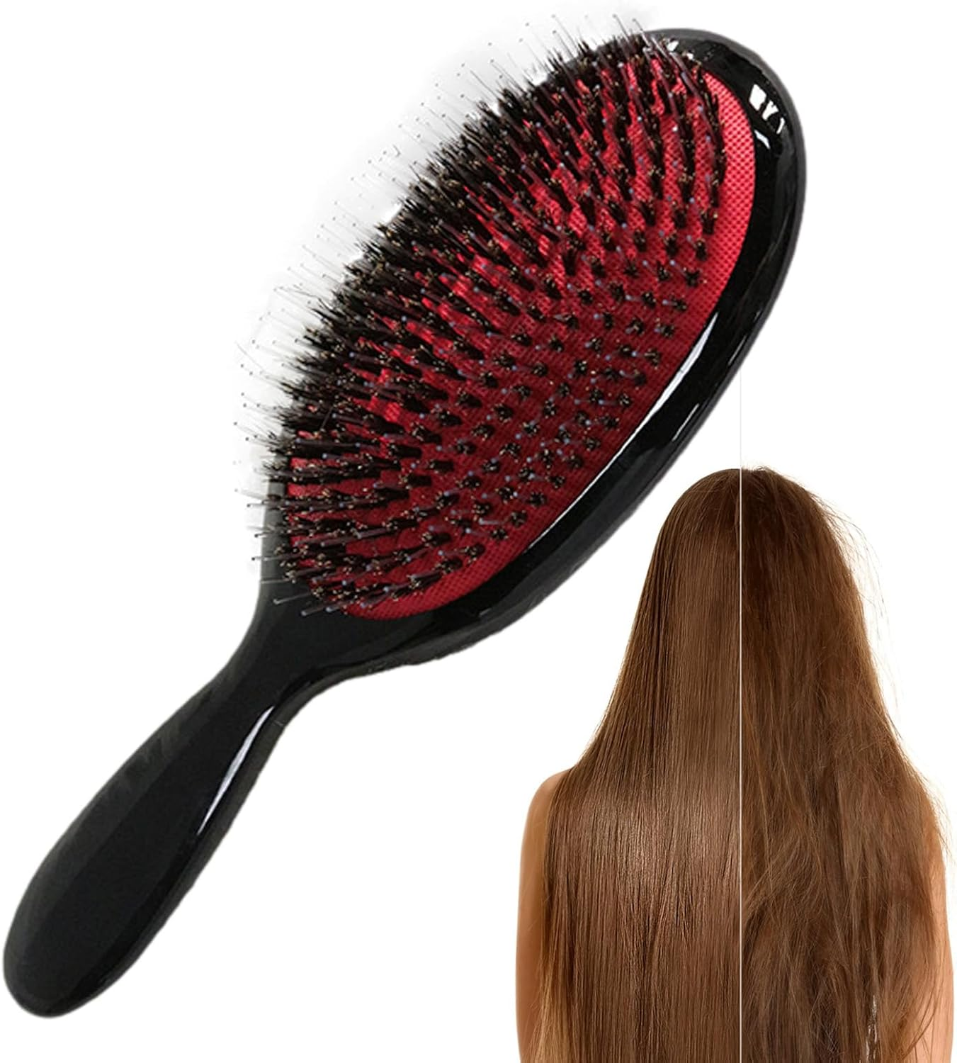 No Shampoo Hair Brush | Detangler Brush Hair Brush - No Shampoo Wet Hair Brush, Scalp Massage Detangler Brush for Curly, Straight & Natural Hair Zalhin image number 1