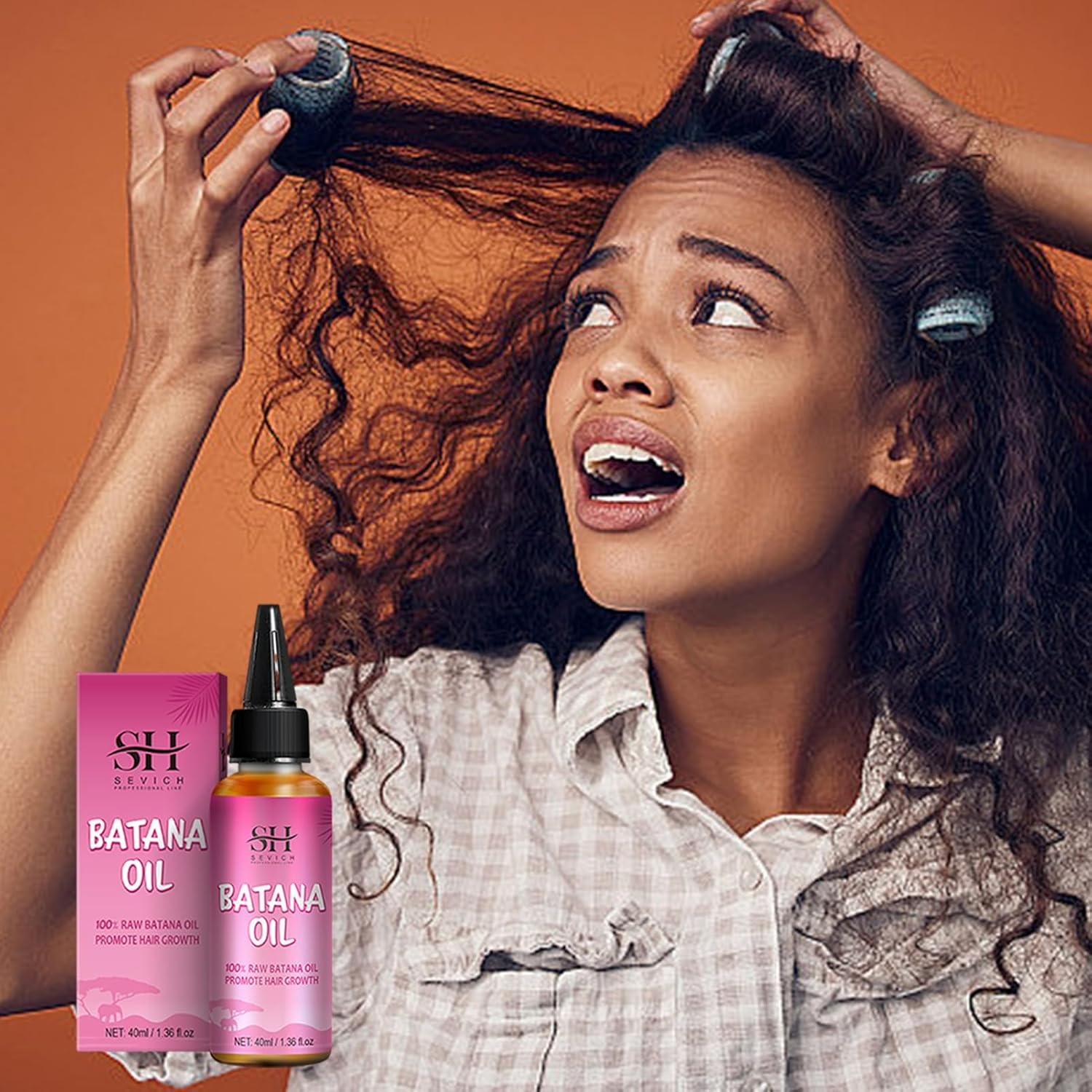 1/3 Oil for Hair Growth - 40Ml Nourishing Dry Hair Ends Oil Leave-In Repair Oil Hair Care Oil Hair Root Smoothing Oil for Hair Dryness, Split Ends, and Breakage - 40Mlx3 image number 4