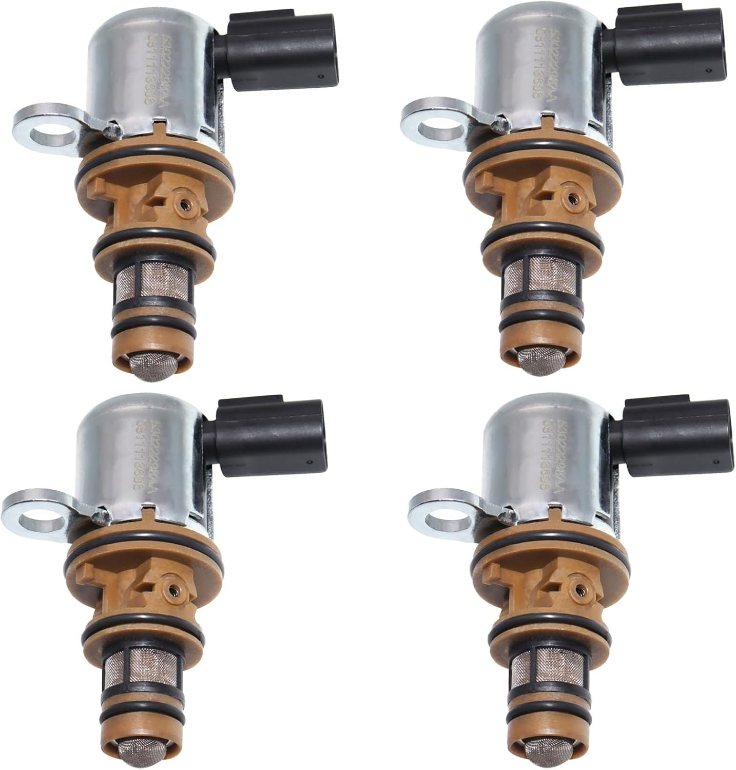 OSKYUO 4 Pack Engine Multiple Displacement System Solenoid 53022298AA Compatible with 10-24 Dodge Ram 1500 Challenger Charger Durango Jeep Commander Grand Cherokee Ram 2500 3500 Chrysler 300 5.7L 6.4L image number 1