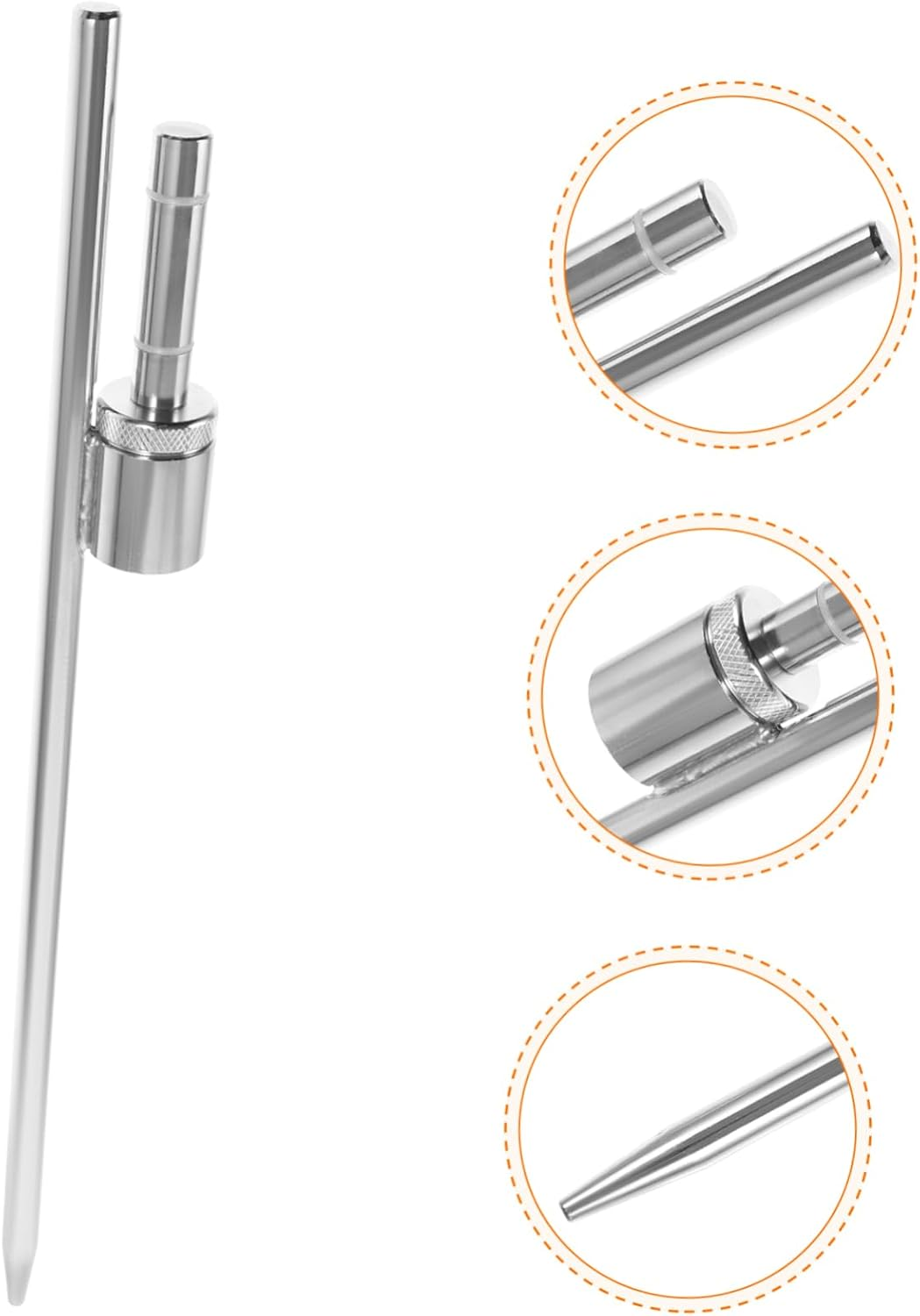 Levemolo Flagpole Holder Spike with Sleeve Bearing for Stable Outdoor Flag Display Easy to Remove Ground Stake for Flag Rod Durable and Practical Base For image number 1