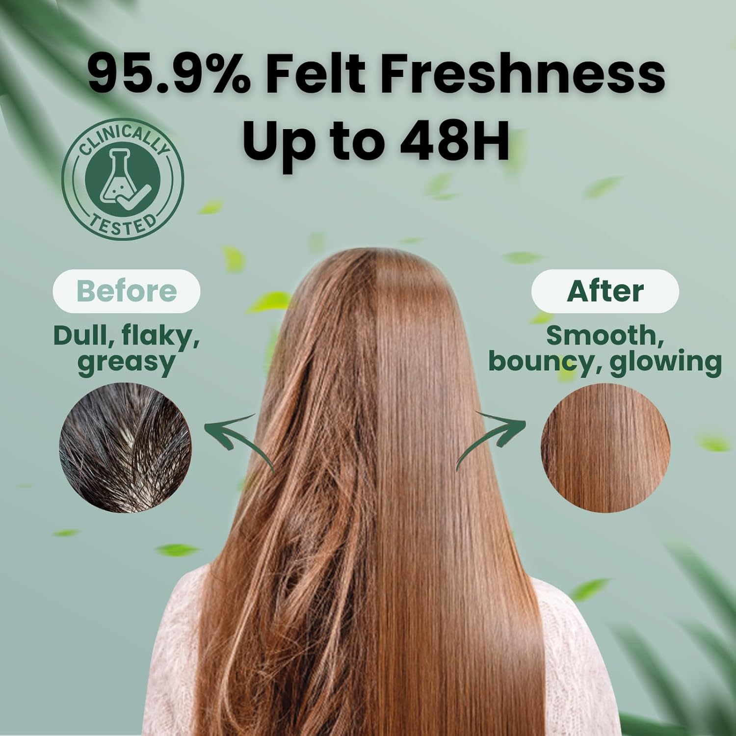 Moist Extra Fresh & Hydrate Shampoo 450Ml image number 4