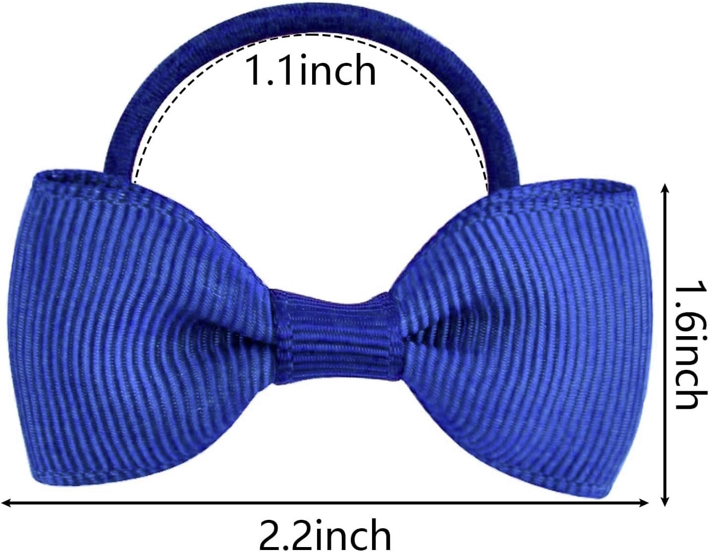 40PCS 2 Inch Baby Girl Hairbands Multicolor Bow Hairbands Small Bow Craft Elastic Ponytail Fixing Accessories Suitable for Girls Teenagers Children Babies Toddlers image number 2