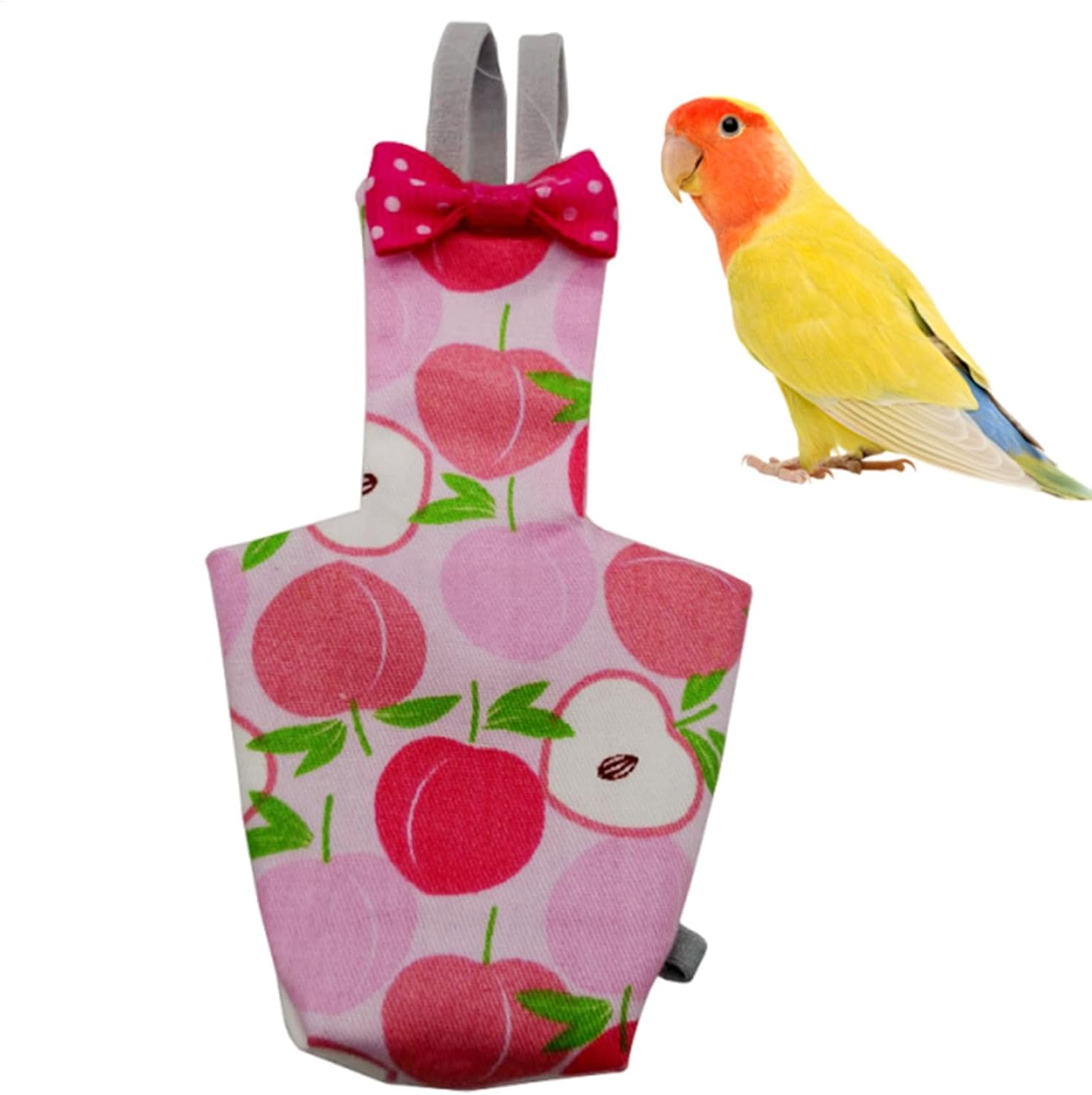 Reusable Parrots Nappy, Adjustable Soft Bird Nappy, Parrot Flight Suit, Reusable Pigeon Pants for African Budgies, Sun Parakeet image number 2