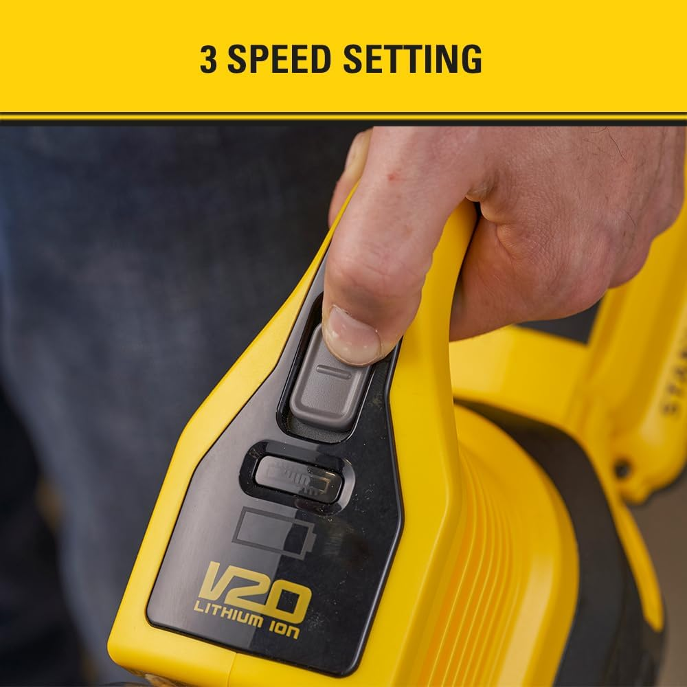 STANLEY FATMAX V20 | 18V Cordless Stick Vacuum Kit - Cyclonic Suction & HEPA Filter for Workshop & Car Clean-Up, 2.0 Ah Battery & Charger image number 4