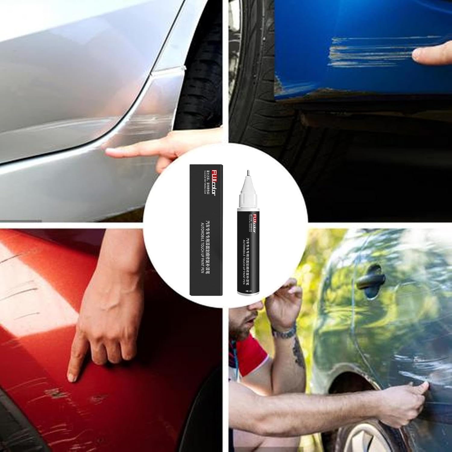 Liquid Car Scratch Remover | Car Paint Scratch Repair | Waterproof Auto Scratch Remover Pens | Paint for Vehicles | Car Paint Scratch Repair Touch-Up Paint image number 5