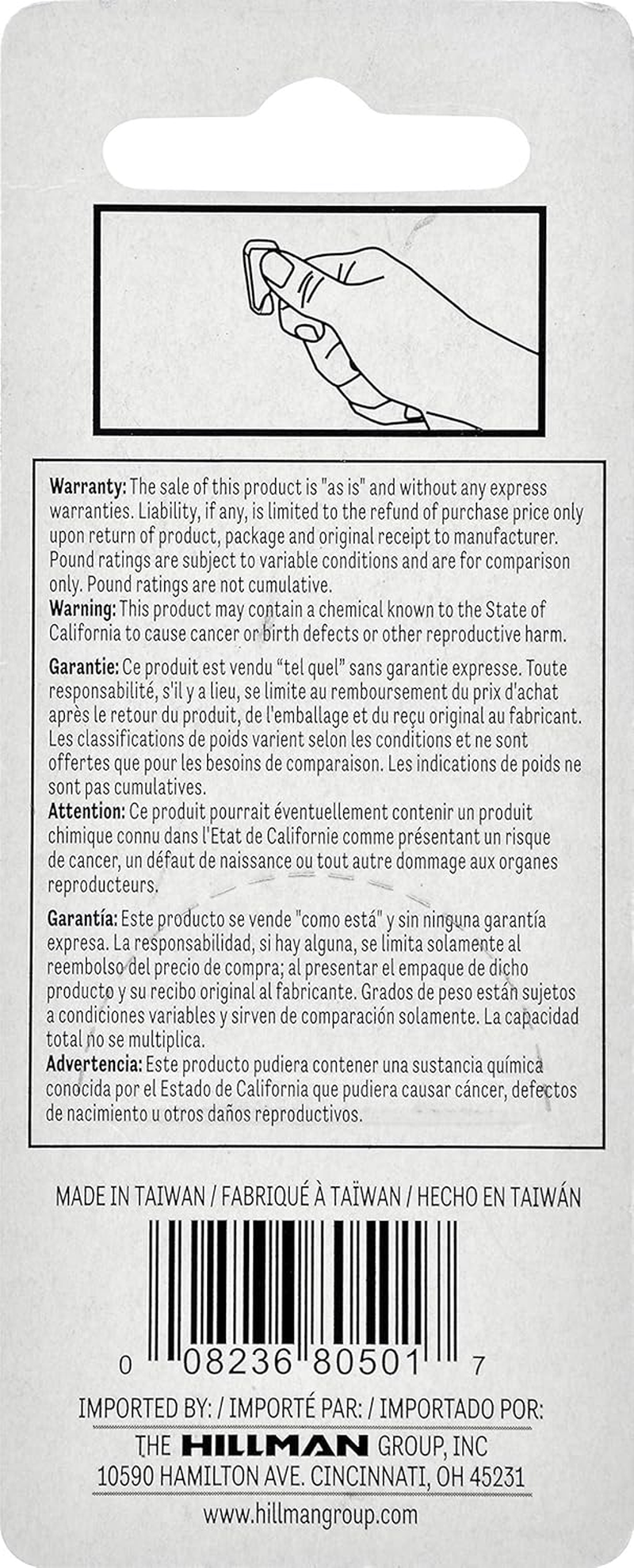 Hillman the Group 122261 Fleur De Lis Push Pin Hanger