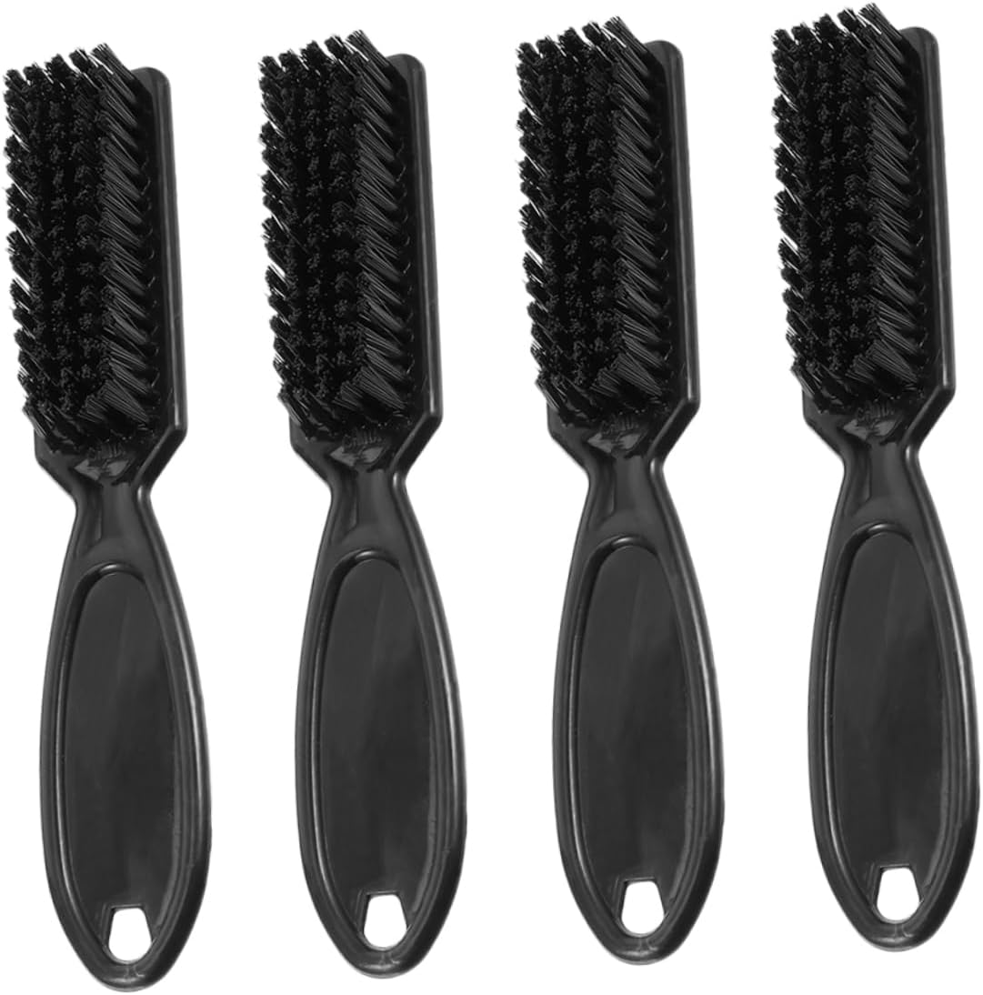 Minkissy Nylon Fade Styling Brush Barber Hair Cleaning Brush Taper Styling Tool image number 6